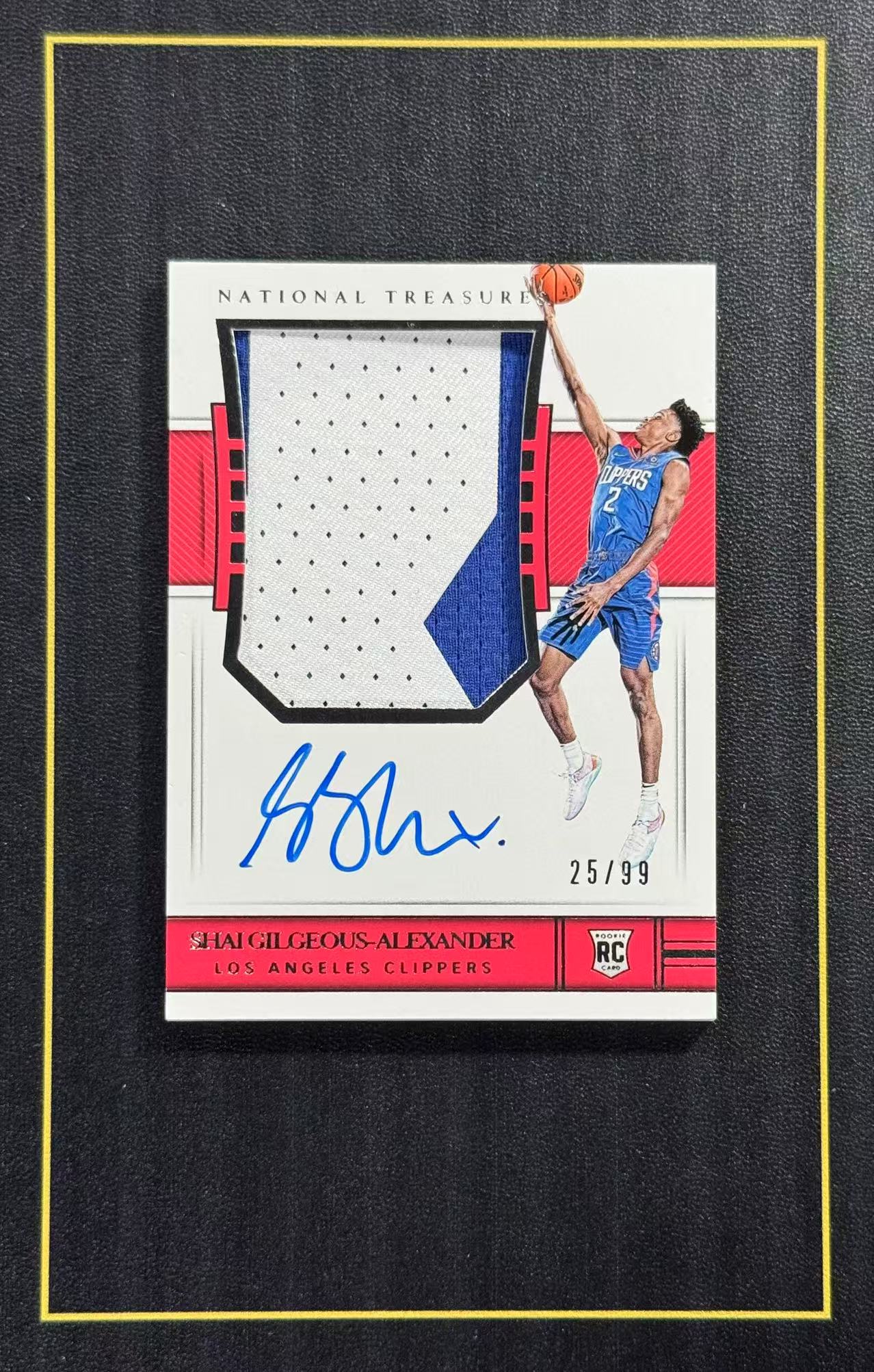 【超新星精品】2018-19 Shai Gilgeous-Alexander 国宝 RC新秀 快船 SGA 亚历山大 99编 patch 签字 正RPA 卡签 小印小坑边角轻微磕碰【V995】