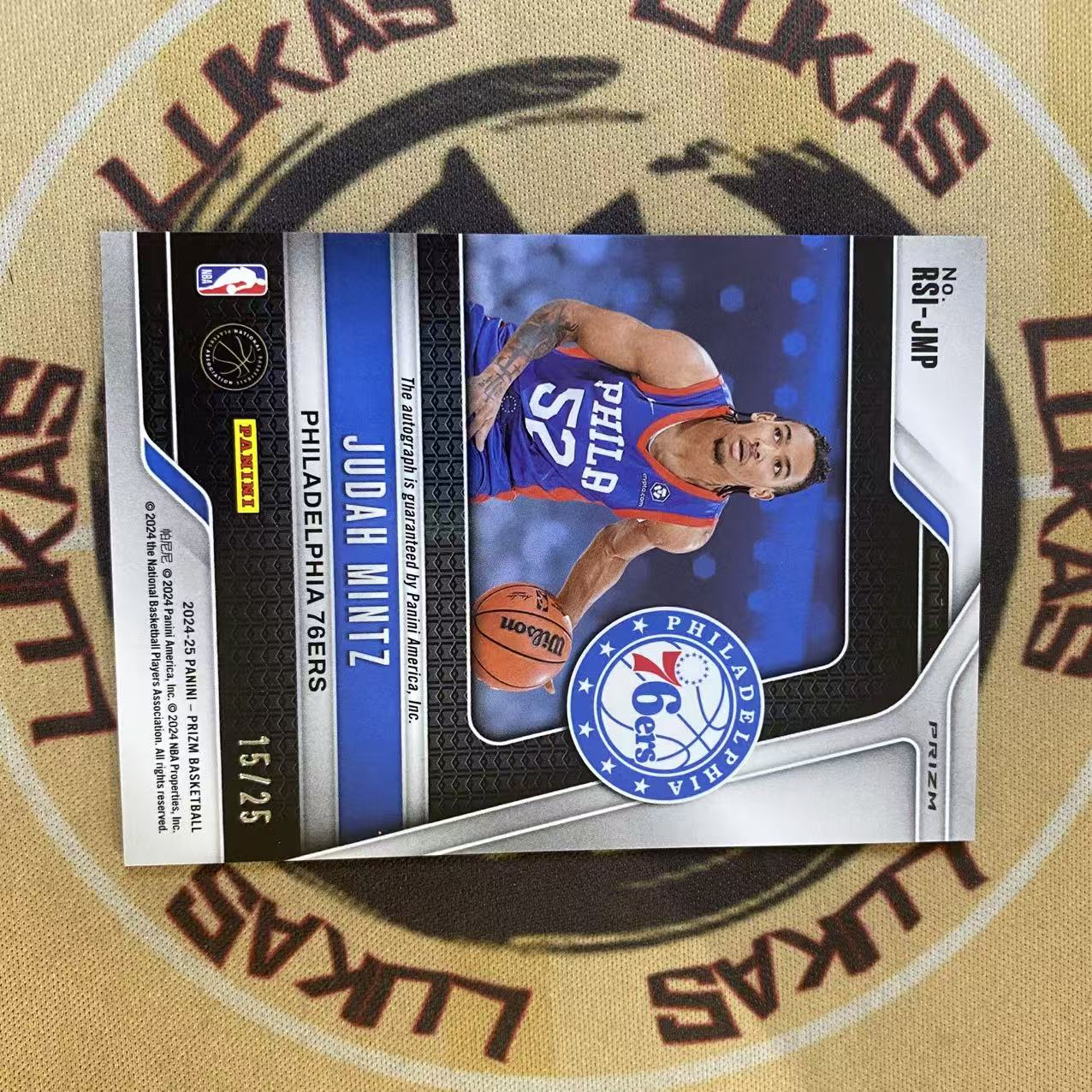 撸卡厮 Lukas 2425 prizm 76人 潜力新秀 朱达 明茨 Judah Mintz 新秀 25编 mojo 签字卡 新秀签