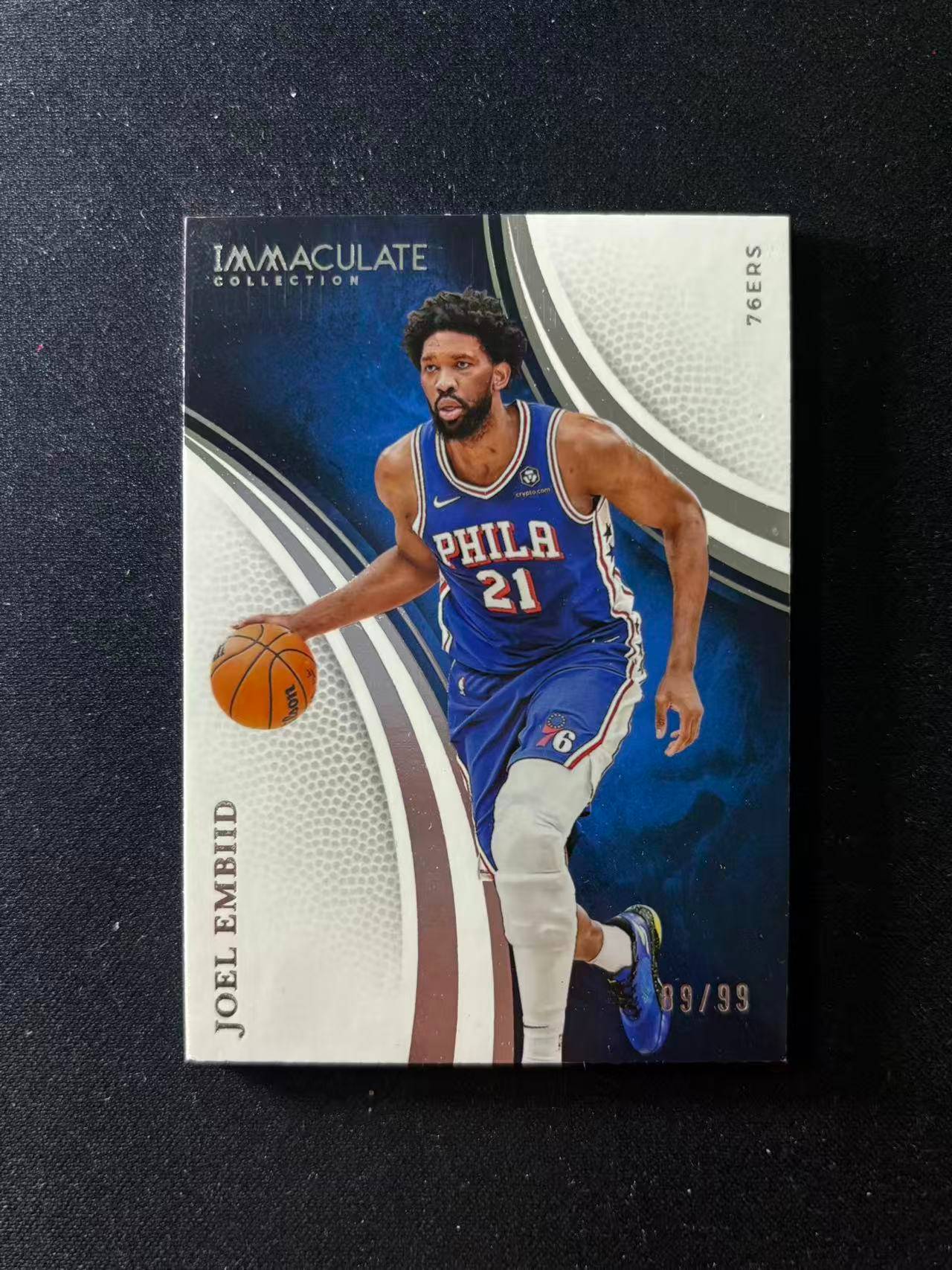 【梦卡拍卖】2024-25 Panini Immaculate Joel Embiid 乔尔 恩比德 76人 /99编 base IMM 细节如图 #DD# 乐哥