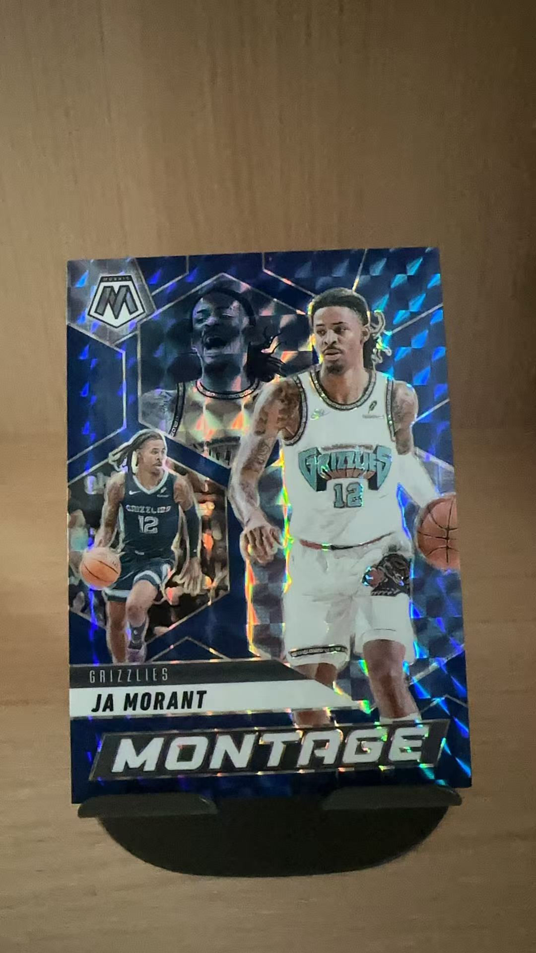 2024-25 Panini Mosaic Ja Morant #7莫兰特 马赛克 蓝折 199编 卡品如图