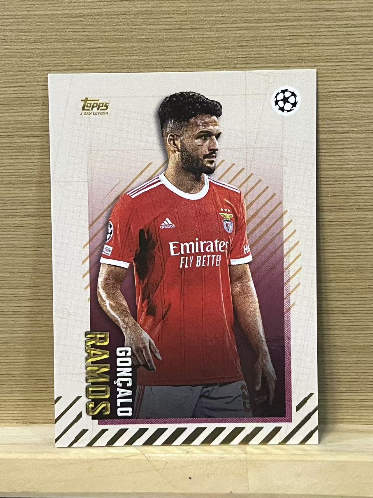 2023 Topps UEFA Goncalo Ramos 冈卡洛 拉莫斯 本菲卡 GOLD 金盒 欧冠 实卡精美 收藏必备 A52