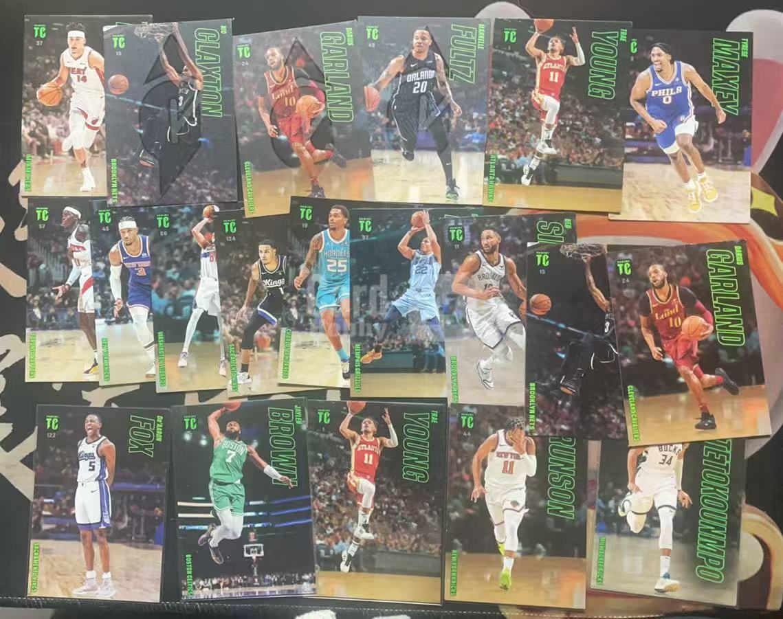 2023-24 Panini top class Jalen Brunson 杰伦·布伦森 福克斯 杰伦·布朗 特雷杨 字母哥 西蒙斯 tc base不保卡品 20张打包 值得收藏（猴子卡社）