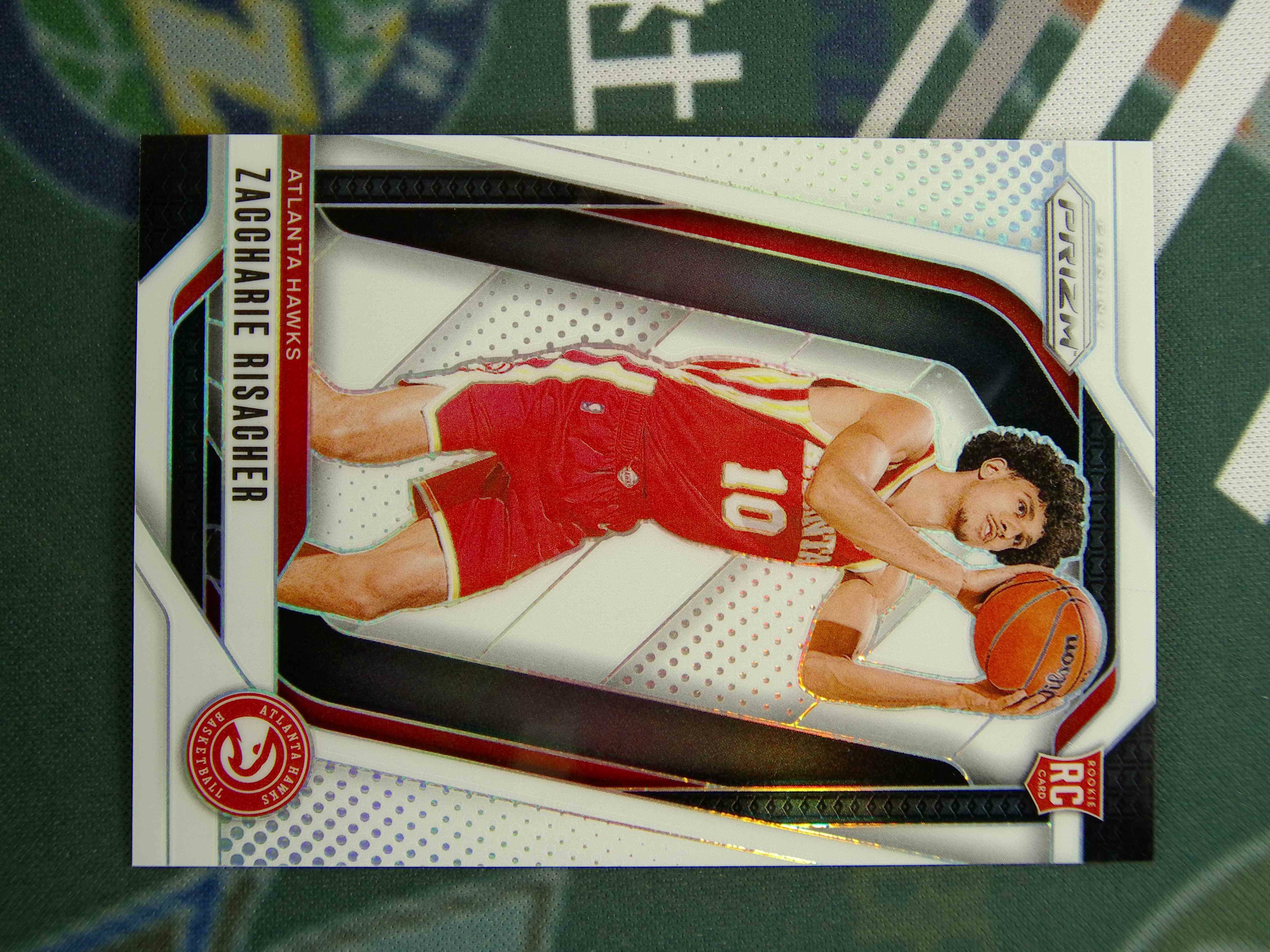 2024-25 Panini Prizm Zaccharie Risacher 【LZK 11ZR540】PZ 老鹰 新秀 扎卡里 里萨谢 /175编 白折 折射