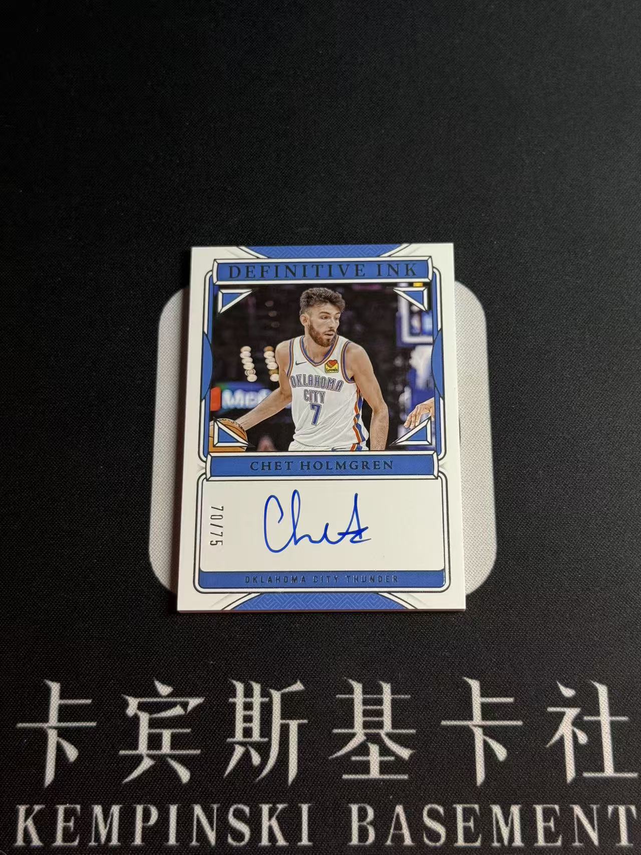 2024-25 Panini National Treasures Chet Holmgren 【小来】切特 霍姆格伦 雷霆 SGA队友 总冠军 数据爆炸 末年国宝 INK签 75编 卡签 墨迹完美