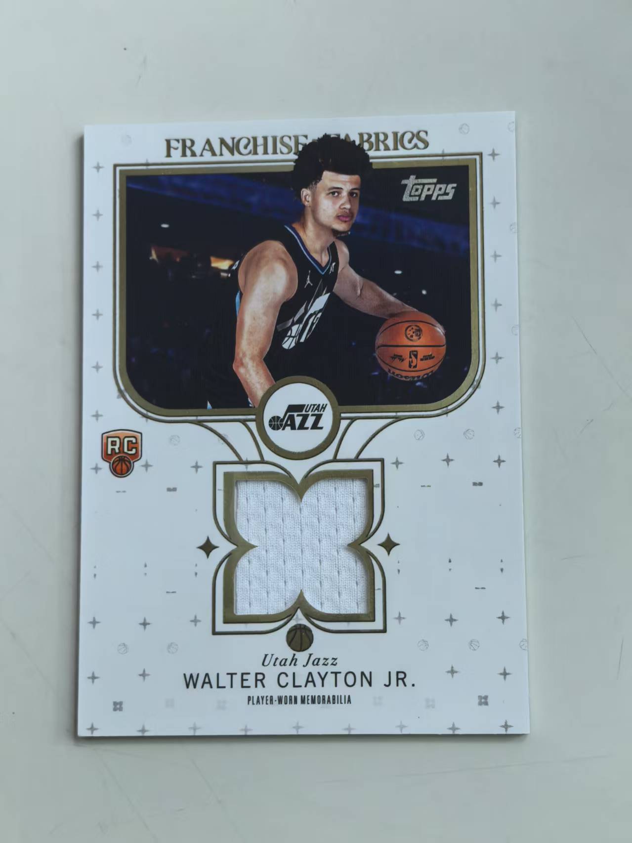 2025 Topps Topps Walter Clayton Jr. RC 新秀 #FF-WC 球衣卡 爵士 【黑魔苏】