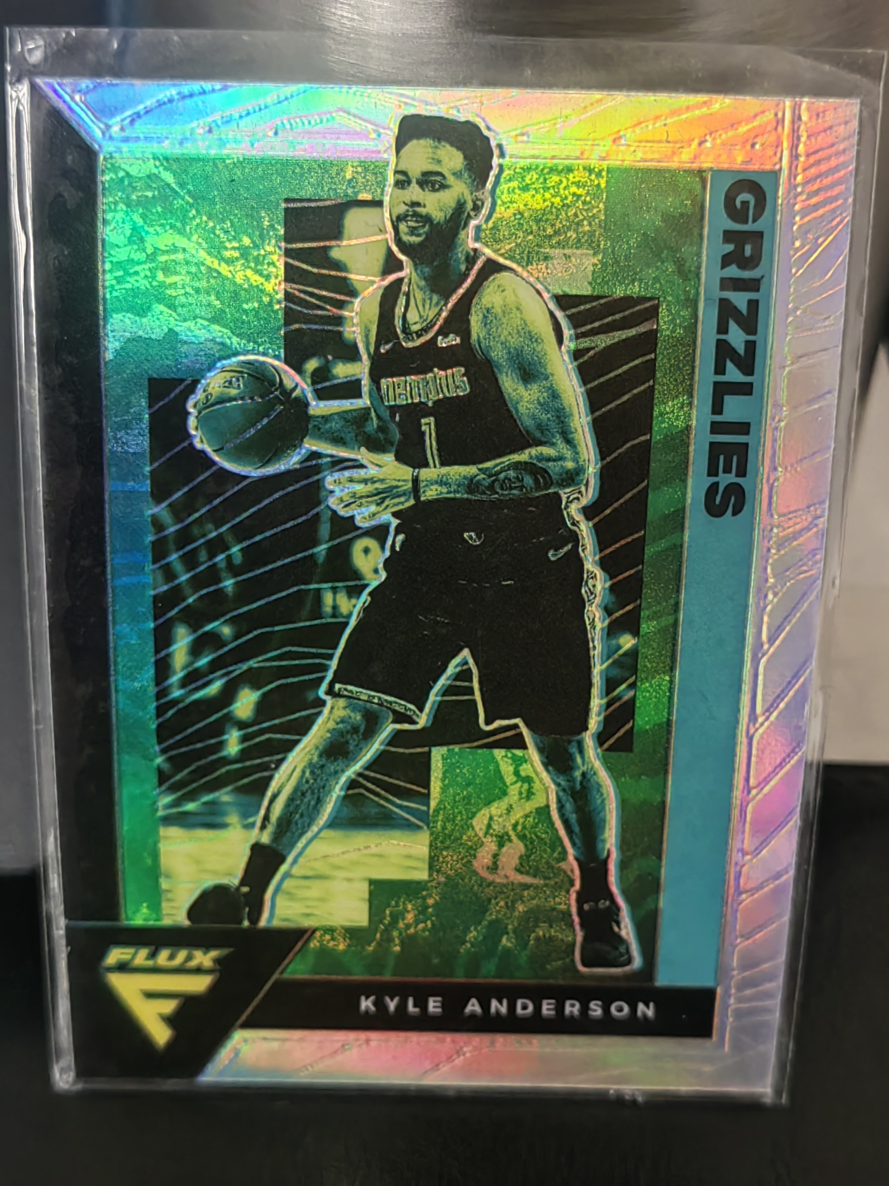 2020-21 Panini Flux Kyle Anderson Flux 凯尔安德森 李凯尔 银折 灰熊 热火 勇士 篮 白边白角 不保卡品 卡品如图