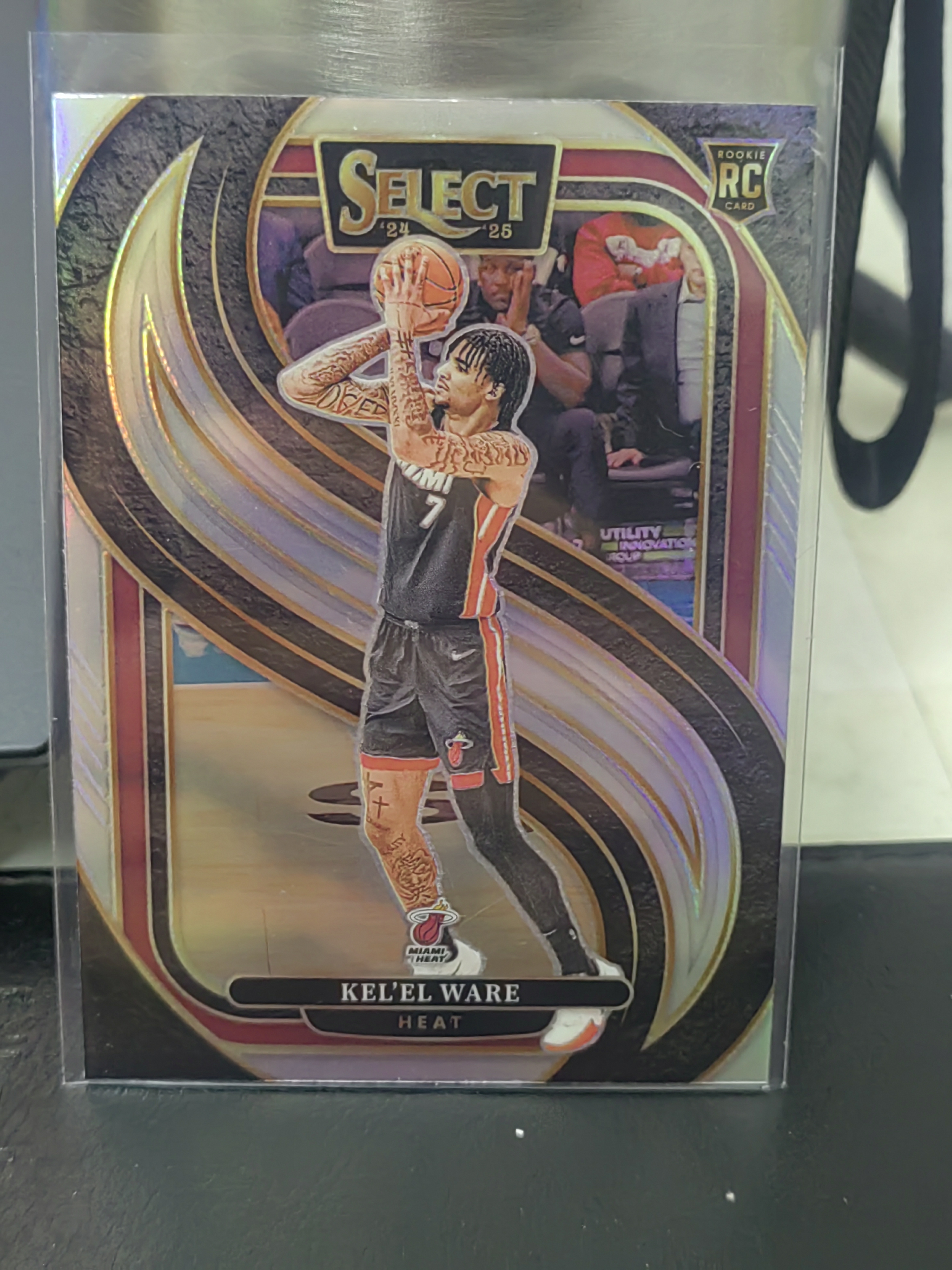 2024-25 Panini Select Kel'el Ware RC Select 新秀 银折 克莱尔 韦尔 凯莱尔 韦尔 热火 篮 白边白角 不保卡品 卡品如图