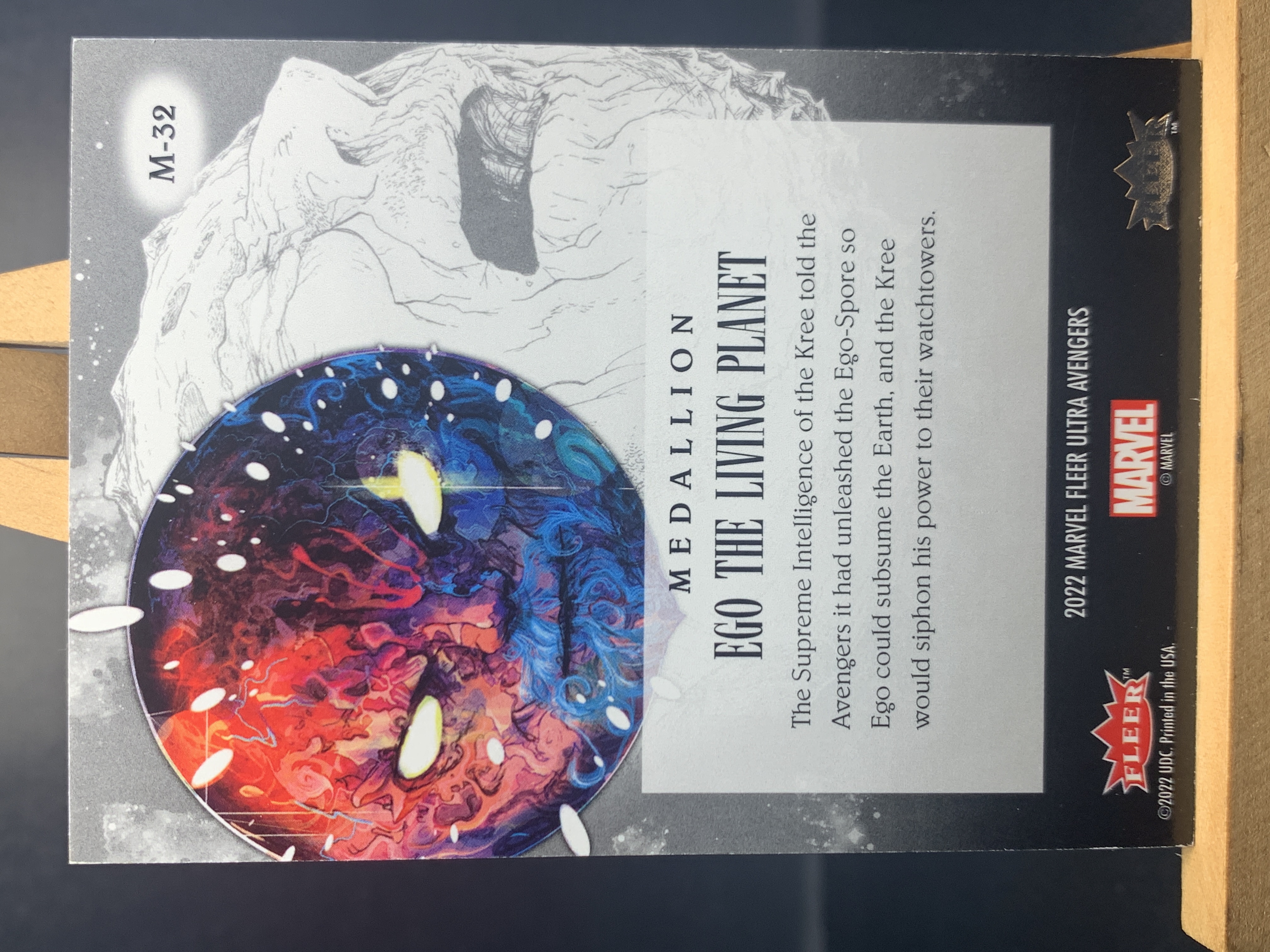 (K3)2022 FLEER MARVEL 漫威 奖章 特卡 自我 实卡好看 收藏凑套必备 卡品如图 !!!