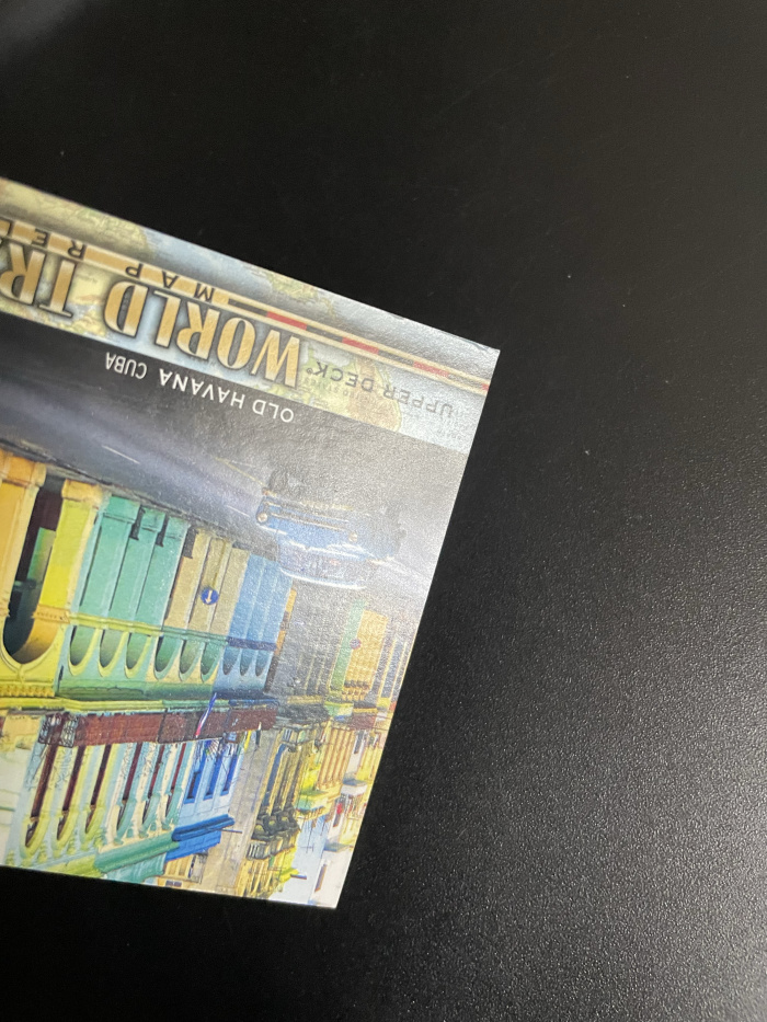 2018 Upper Deck traveler map Cuba 【hellfire拍卖】古德温goodwin世界旅游地图 古巴 哈瓦那 微瑕如图介意勿拍 jjj