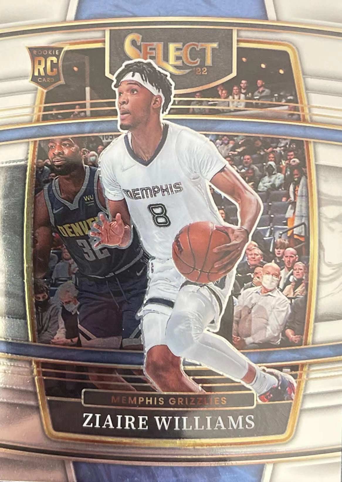 2021-22 Panini Select Ziaire Williams RC Concourse 扎伊尔威廉姆斯 灰熊新秀 带RC标 一级普卡