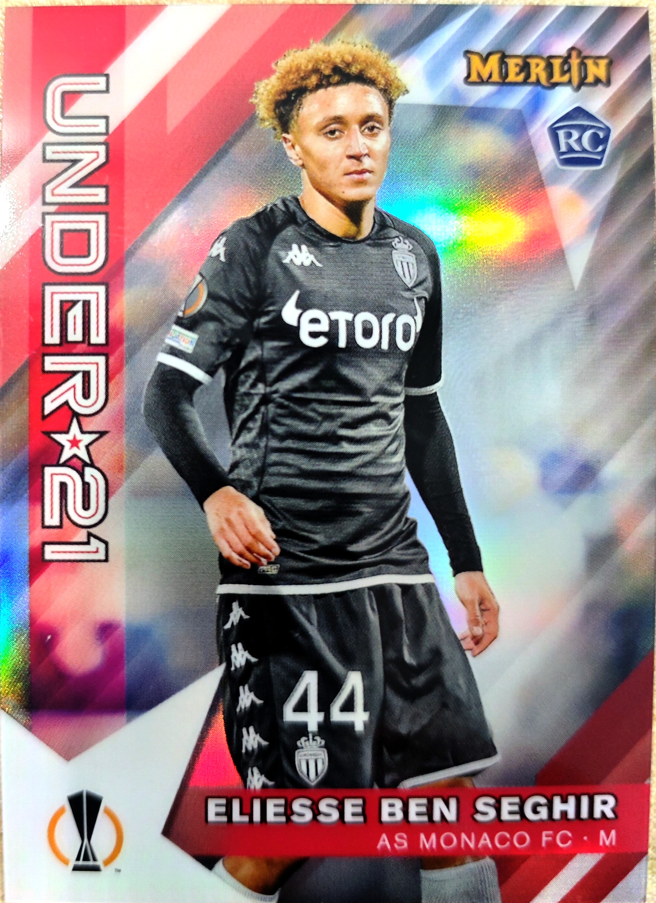 2023 Topps Merlin Eliesse Ben Seghir 欧冠梅林 本 赛吉尔 摩纳哥