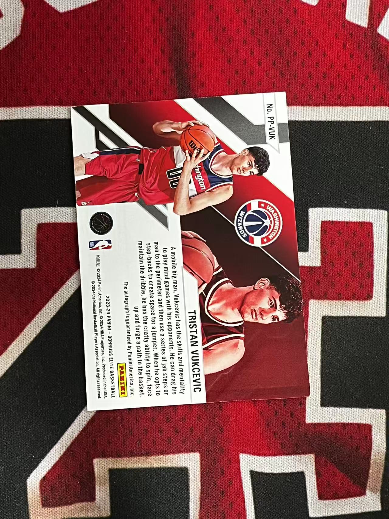 【接寄拍】2023-24 PANINI ELITE 精英系列 奇才 新秀RC 特里斯坦武克切维奇 签字卡 卡签 全签 笔友签 专收凑套必备【烂臭嘴拍卖】