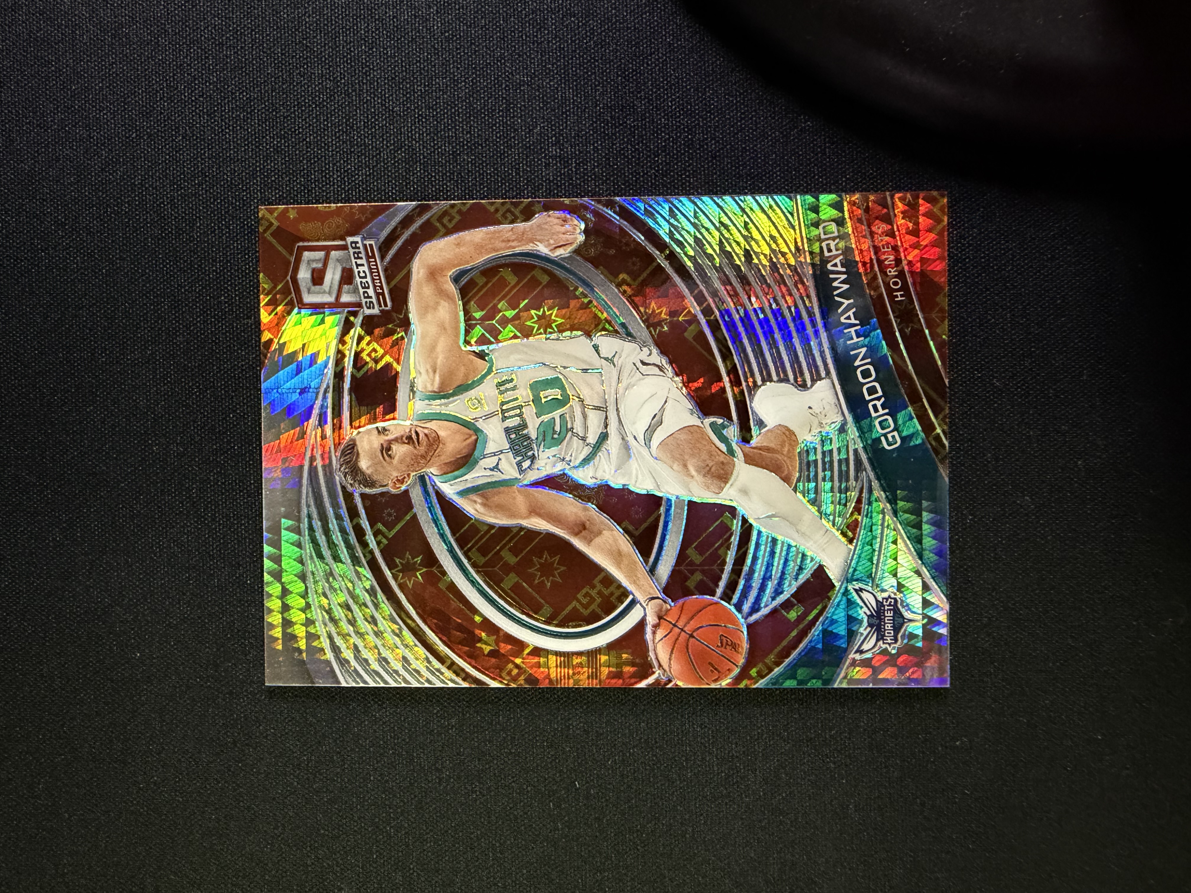 2020-21 Panini Spectra Gordon Hayward 戈登 海沃德 黄蜂 海公公 光谱 信封 2/8编 鞭炮折 折射 大比例 SSP