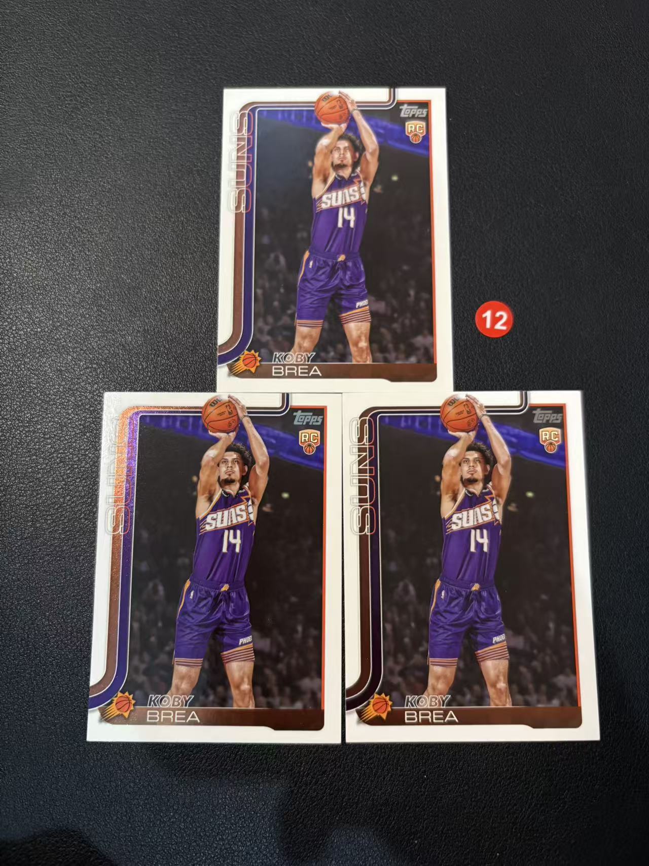 2025 Topps flagship Koby Brea RC 科比 布雷亚 新秀 3张打包 太阳 微瑕 卡品如图 专收必备 N2