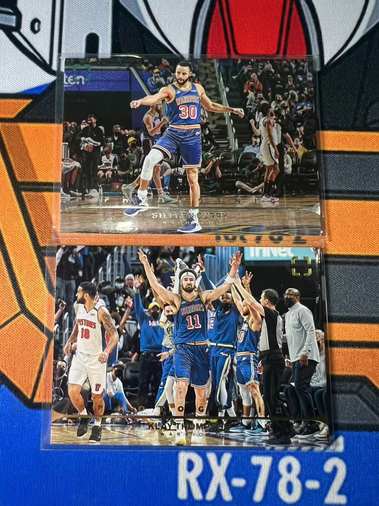 2021-22 Panini PaniniPhotoGenicNBA Stephen Curry 【上镜元年系列专卖】斯蒂芬库里 银平行、汤普森 上镜凑套 GT拍卖