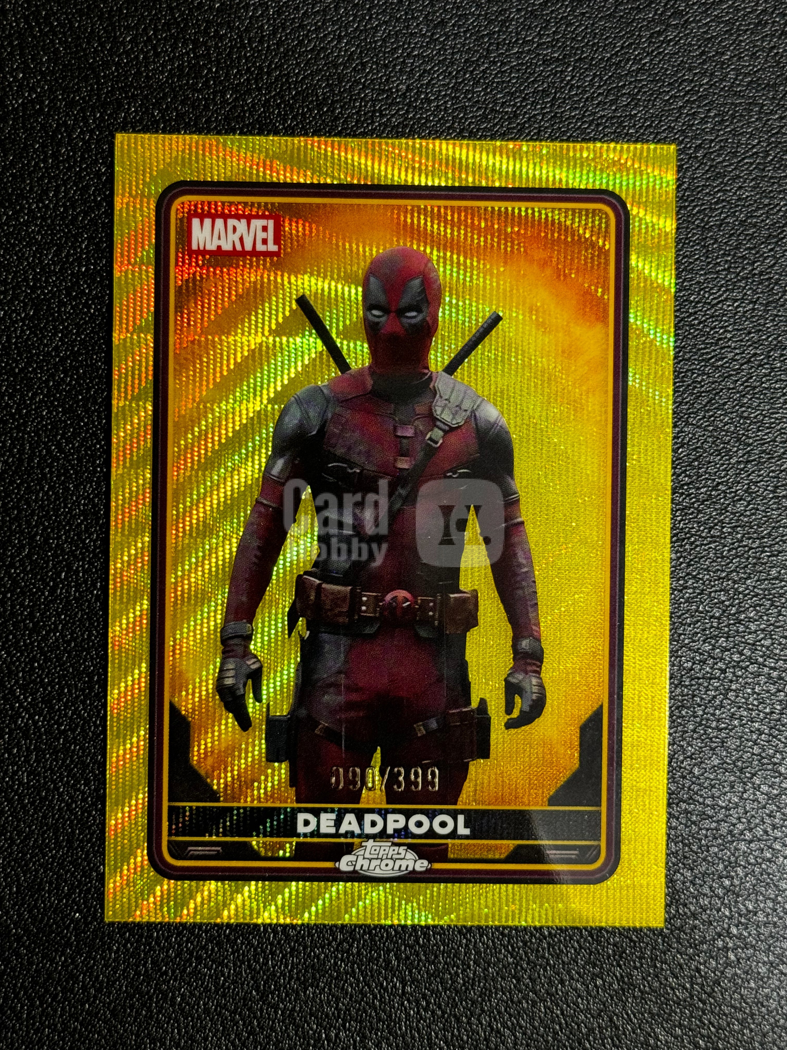 2025 Topps Marvel (MCU) 老王代理拍卖 漫威 影视 死侍 金刚狼 Deadpool Wolverine 黄折 399编 Wade Wilson 韦德・威尔森 TG