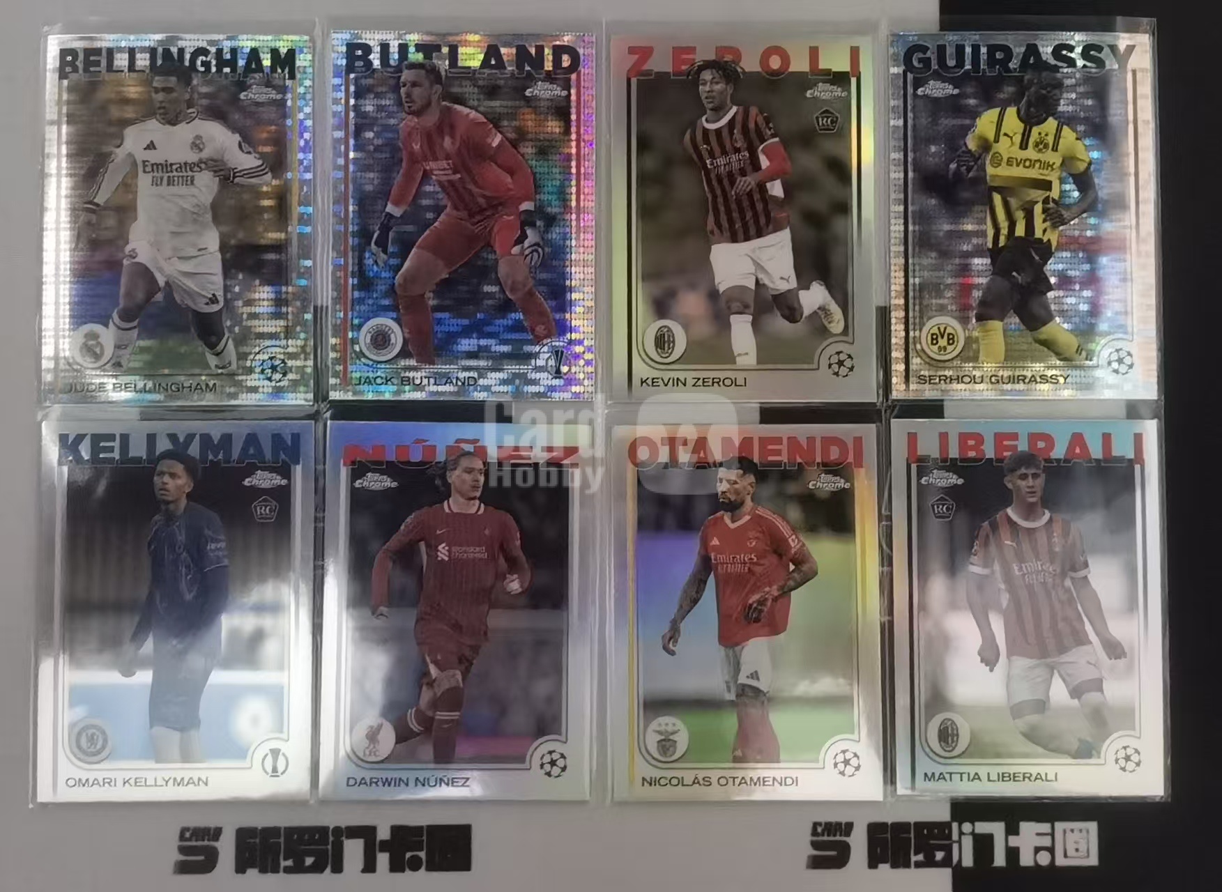 2025 Topps Chrome Jude Bellingham 不累计不到付发顺丰【所罗门卡圈S】‌皇马 利物浦 AC米兰 多特蒙德 贝林厄姆 努涅斯 奥塔门迪等 脉冲折 银折 市场少见 卡品如图