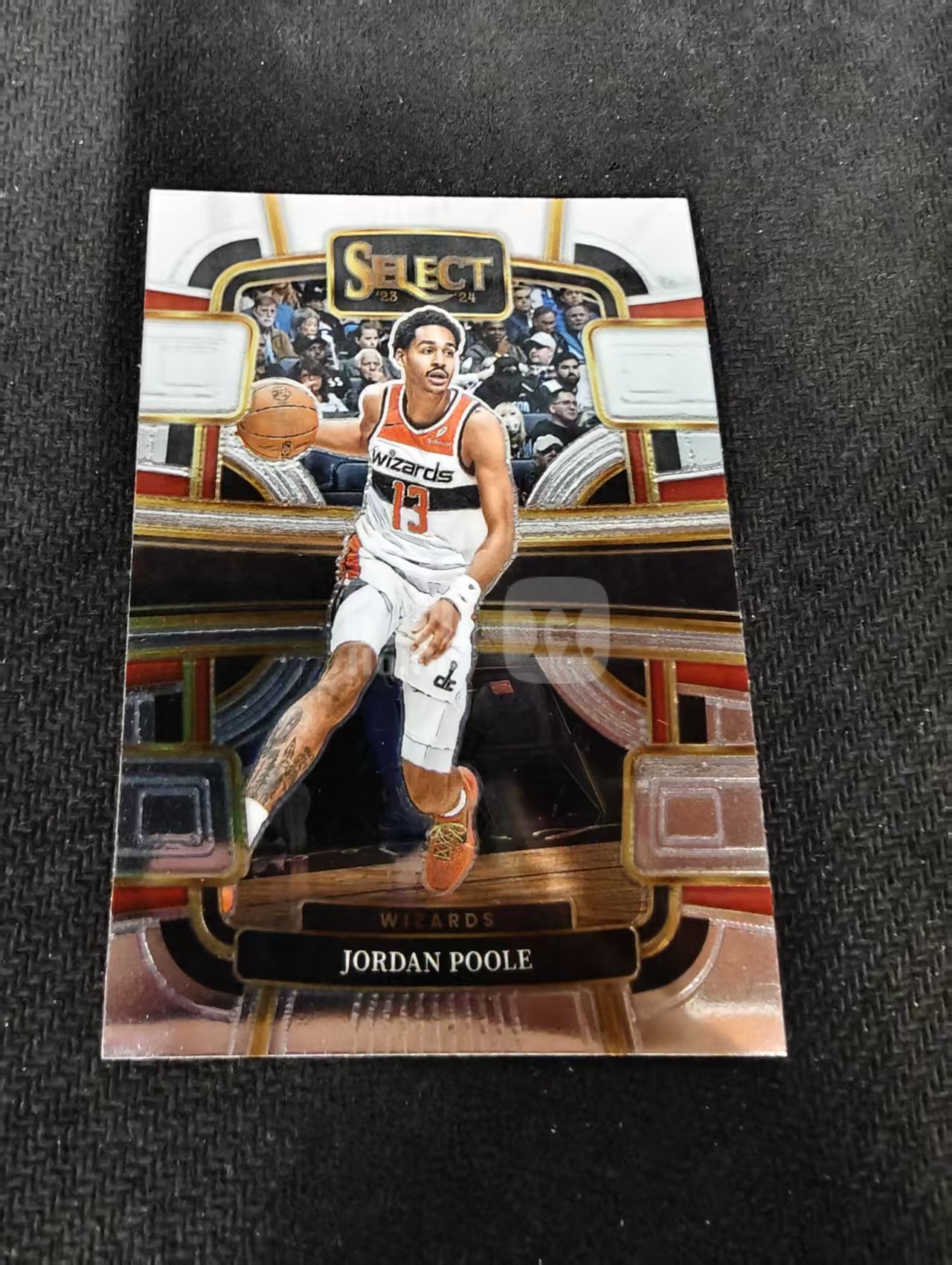 【可合并，不累计】2023-24 Panini Select Jordan Poole 乔丹 普尔 奇才队 一级 划痕 边角瑕疵 #18