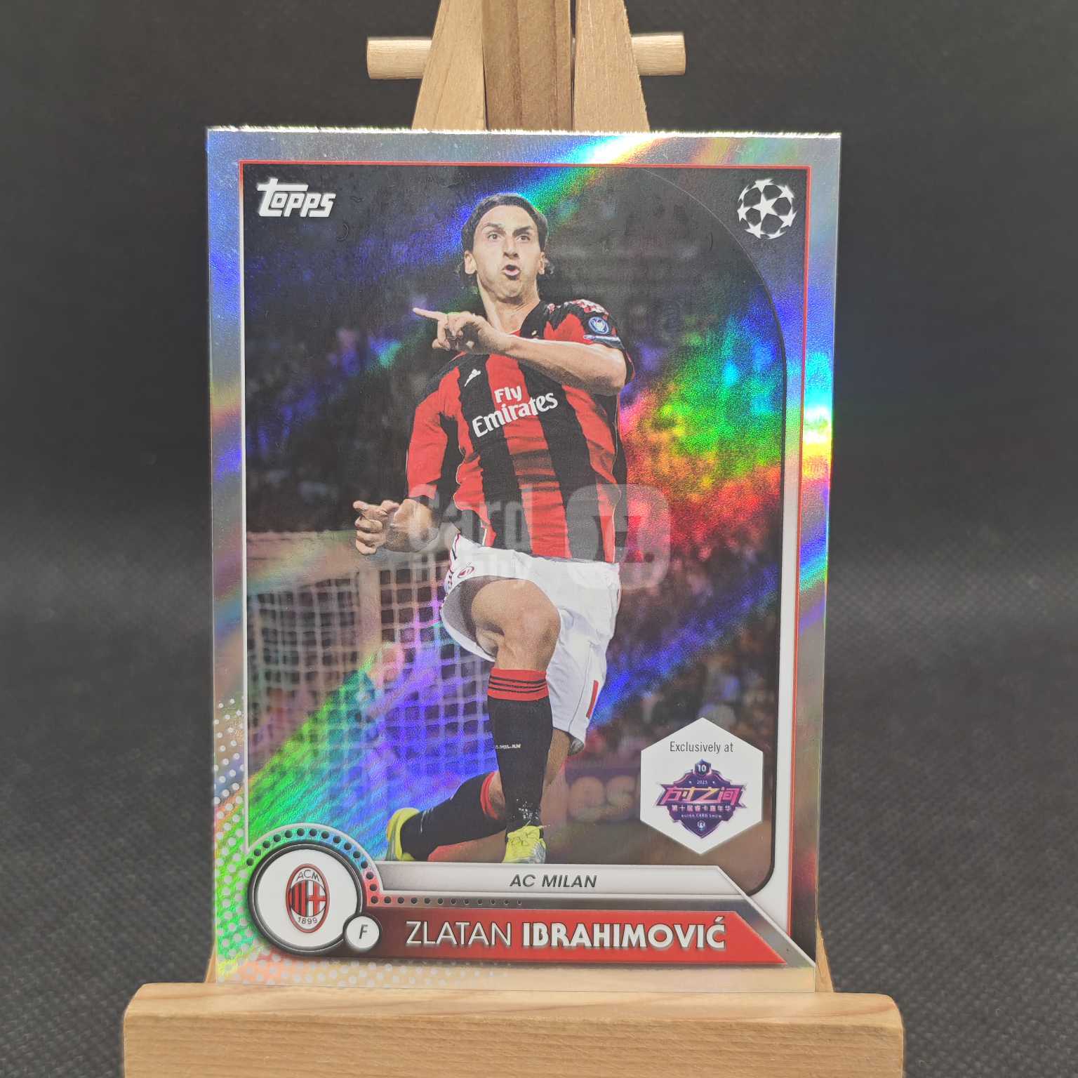 2025 【OT拍卖0手续】 AC队盒 Zlatan Ibrahimovic 兹拉坦 伊布拉希莫维奇 银折 瑞典 AC米兰 卡品如图 BR088