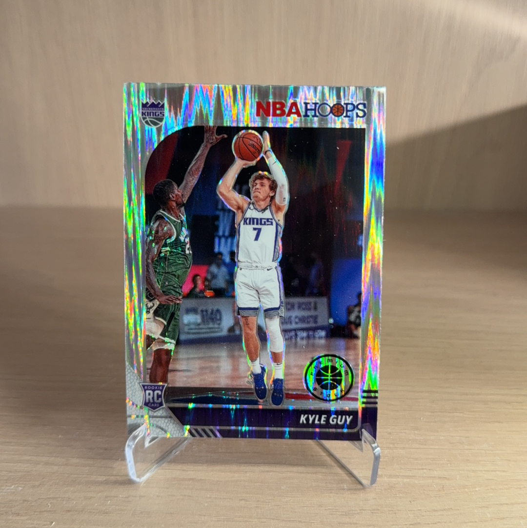 2019-20 Panini NBA Hoops Kyle Guy RC 【免费代卖】国王 新秀 RC 凯尔 盖伊 银折 瀑布折 折射 专收必备 值得收藏!!