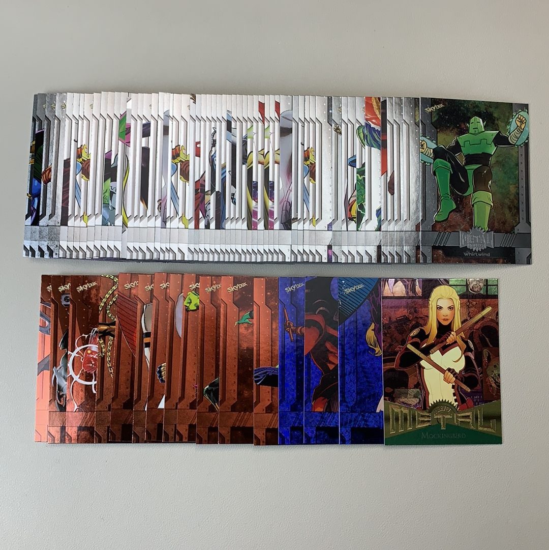 【弈卡代拍】2023 SkyBox Marvel Metal Universe Avengers 漫威复联 手雷盒 金属宇宙 普卡 base 铜平行 蓝折等 打包 品相如图 凑套必备 Mito