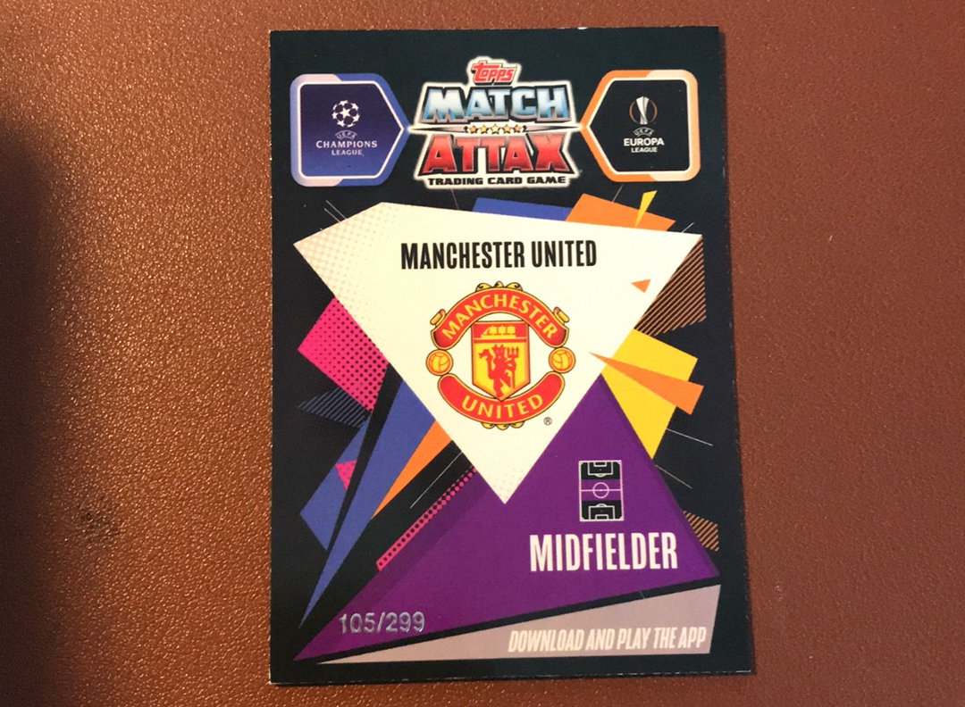 2021-22 Topps Match Attax Bruno Fernandes B费 299编 罕见 卡品如图 一天一快递不累计B432