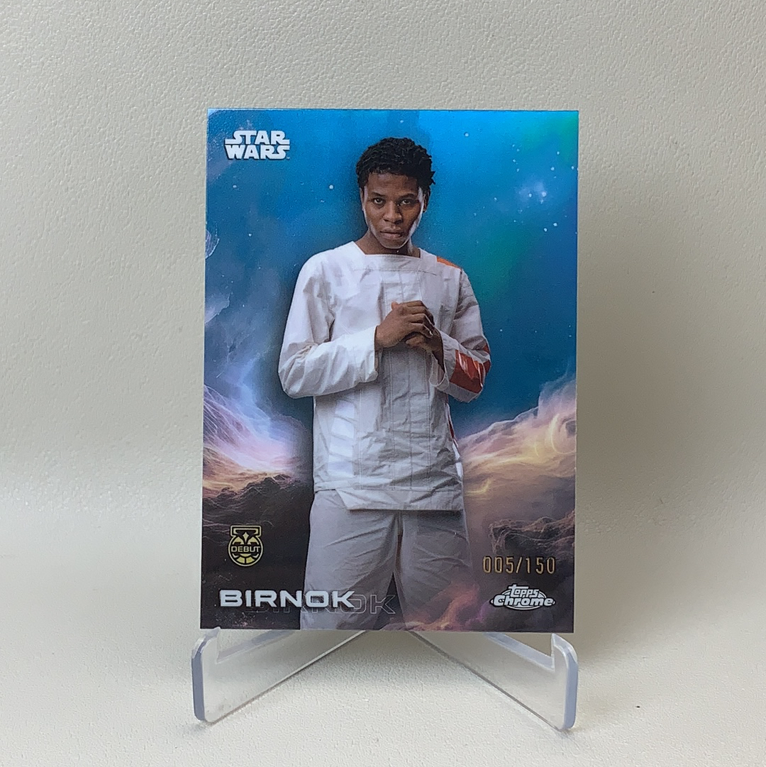 【弈卡代拍】 2025 Topps Star Wars Hobby 星球大战 星战 Chrome 特卡 蓝折 折射 Birnok 005/150编 品相如图 凑套必备 Mito