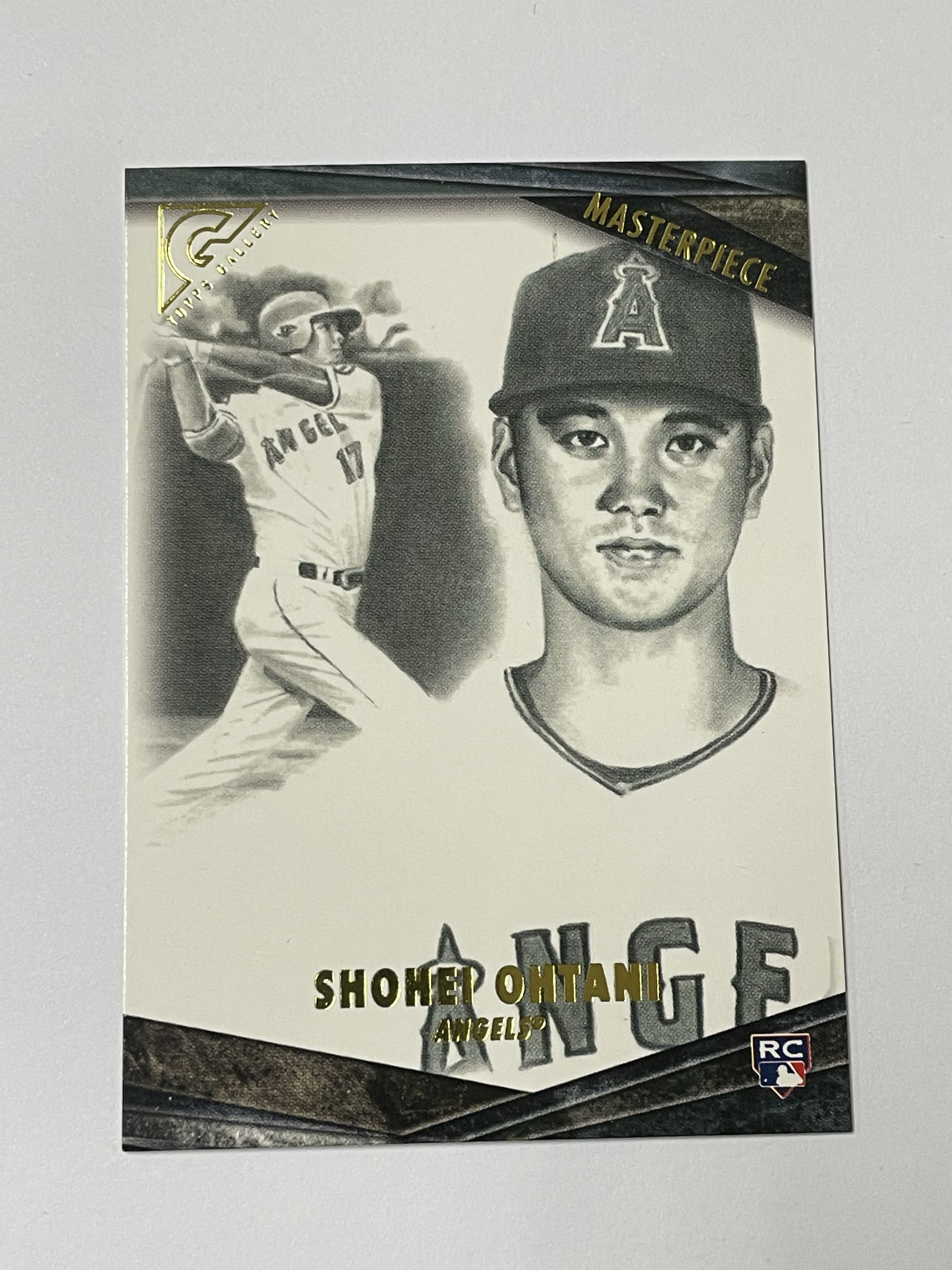2018 Topps Gallery Shohei Ohtani RC 洛杉矶天使 大谷翔平 新秀 肖像 杰作特卡