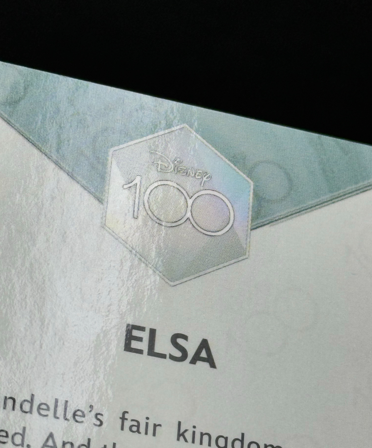 2023 Panini Chrome Disney 100 Elsa 【小贝代拍】迪士尼 Tc 100周年 元年 艾莎公主 冰雪奇缘 粉折折射 352/399编 瑕疵如图 拍前看描述 XNP