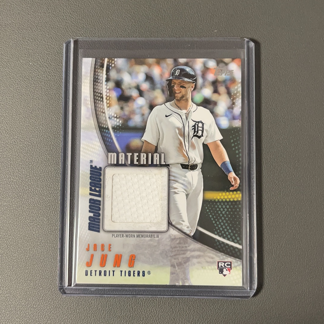 2025 Topps Update Jace Jung RC 约什 荣 老虎 新秀 首轮秀 球衣 GU 【pei】