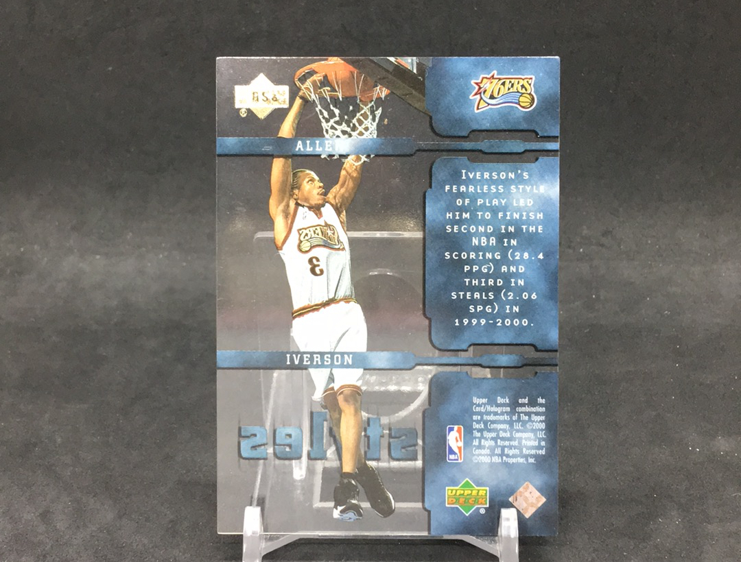 【DC拍卖】11.21 UD SLAM 大比例胶片特卡 经典老特 实卡美如画 名人堂名宿 76人队魂 费城之子 答案 阿伦 艾佛森