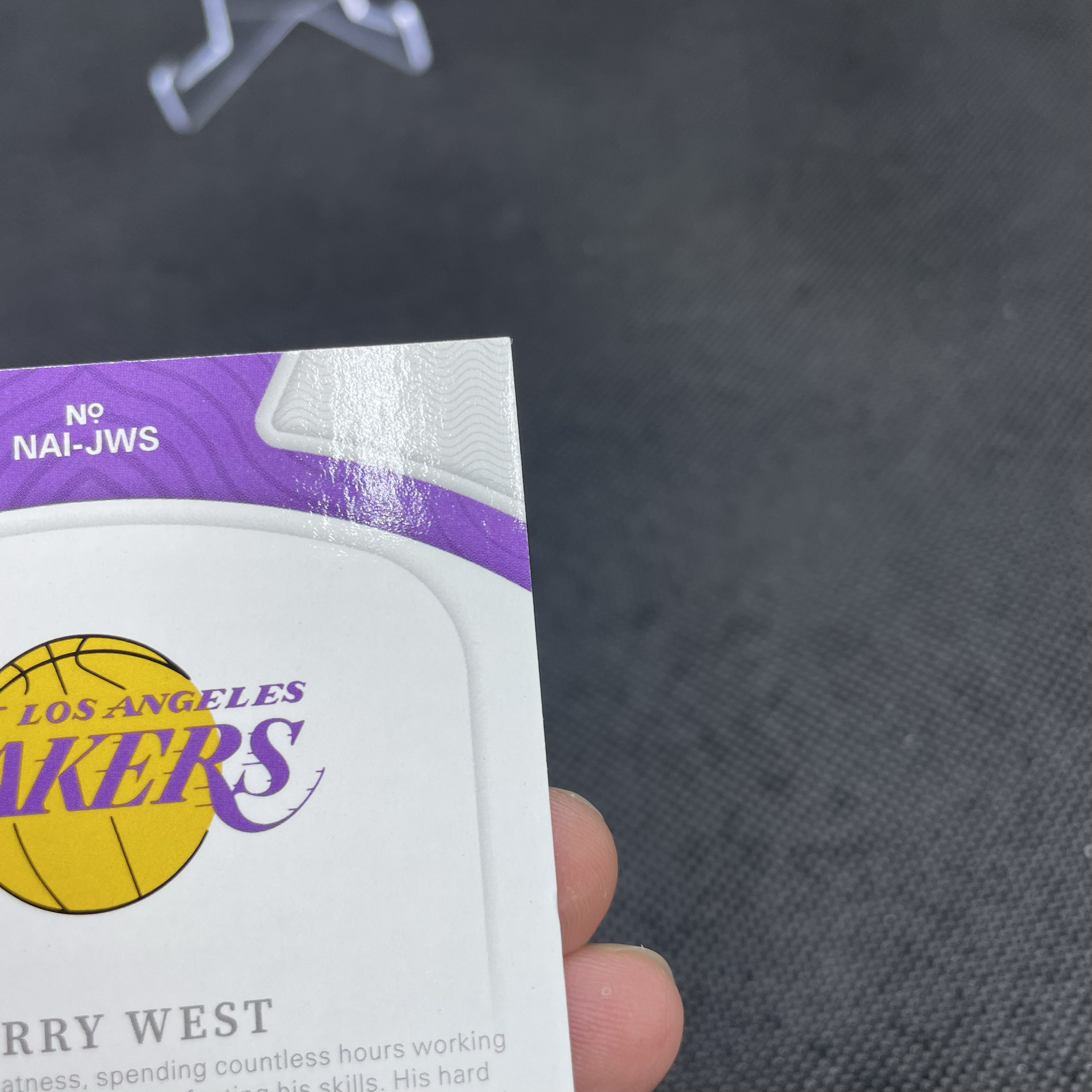 2021-22 Panini National Treasures Jerry West 国宝 湖人 杰里 韦斯特 39/49编 签字 卡签 Archives Ink签 Logo爷 墨迹湛蓝 Yo