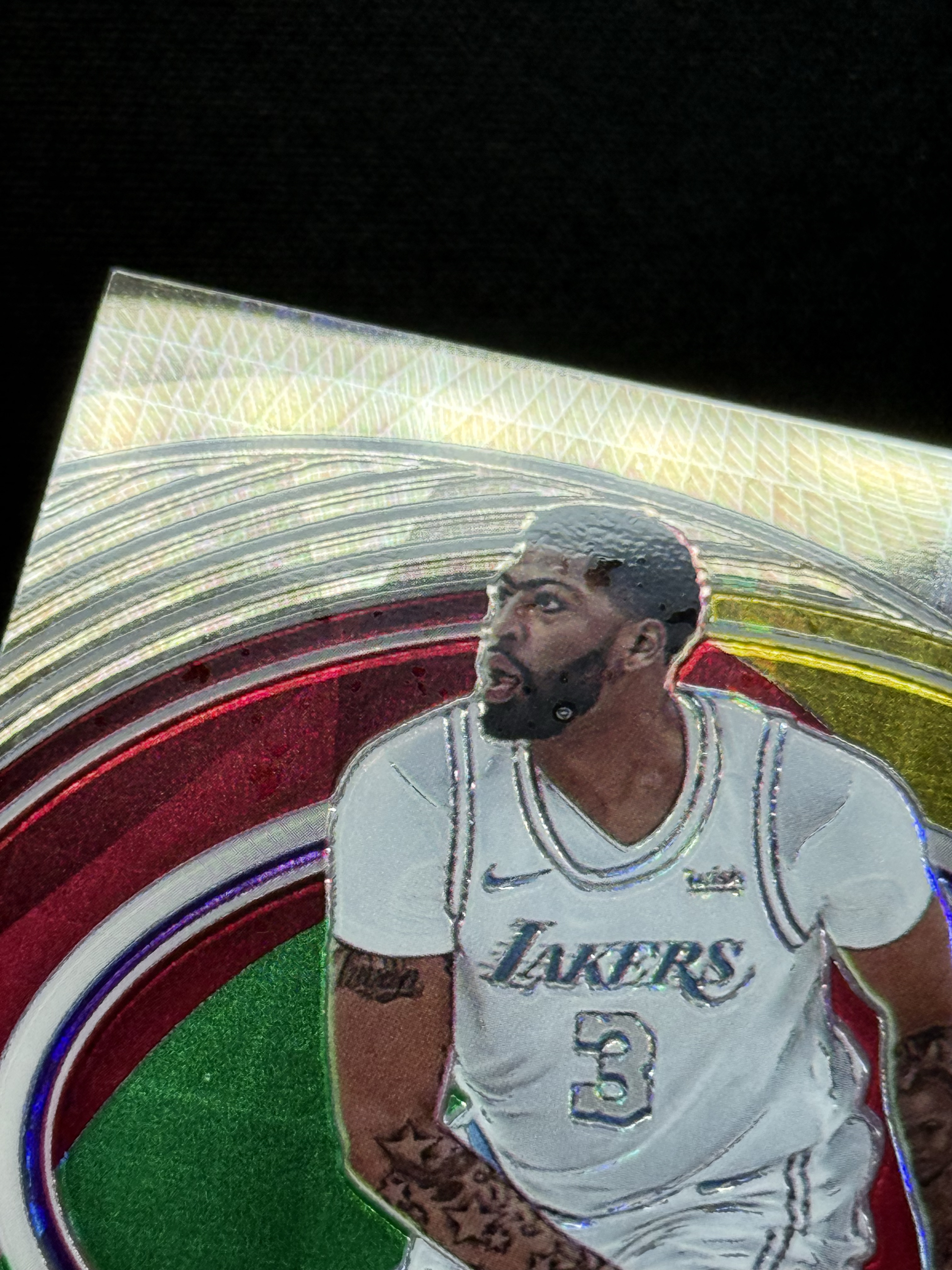 2020-21 Panini Spectra Anthony Davis 【小贝代拍】光谱 湖人 浓眉 安东尼 戴维斯 折射 75/75编 尾编 瑕疵如图 拍前看描述 H WAITAK