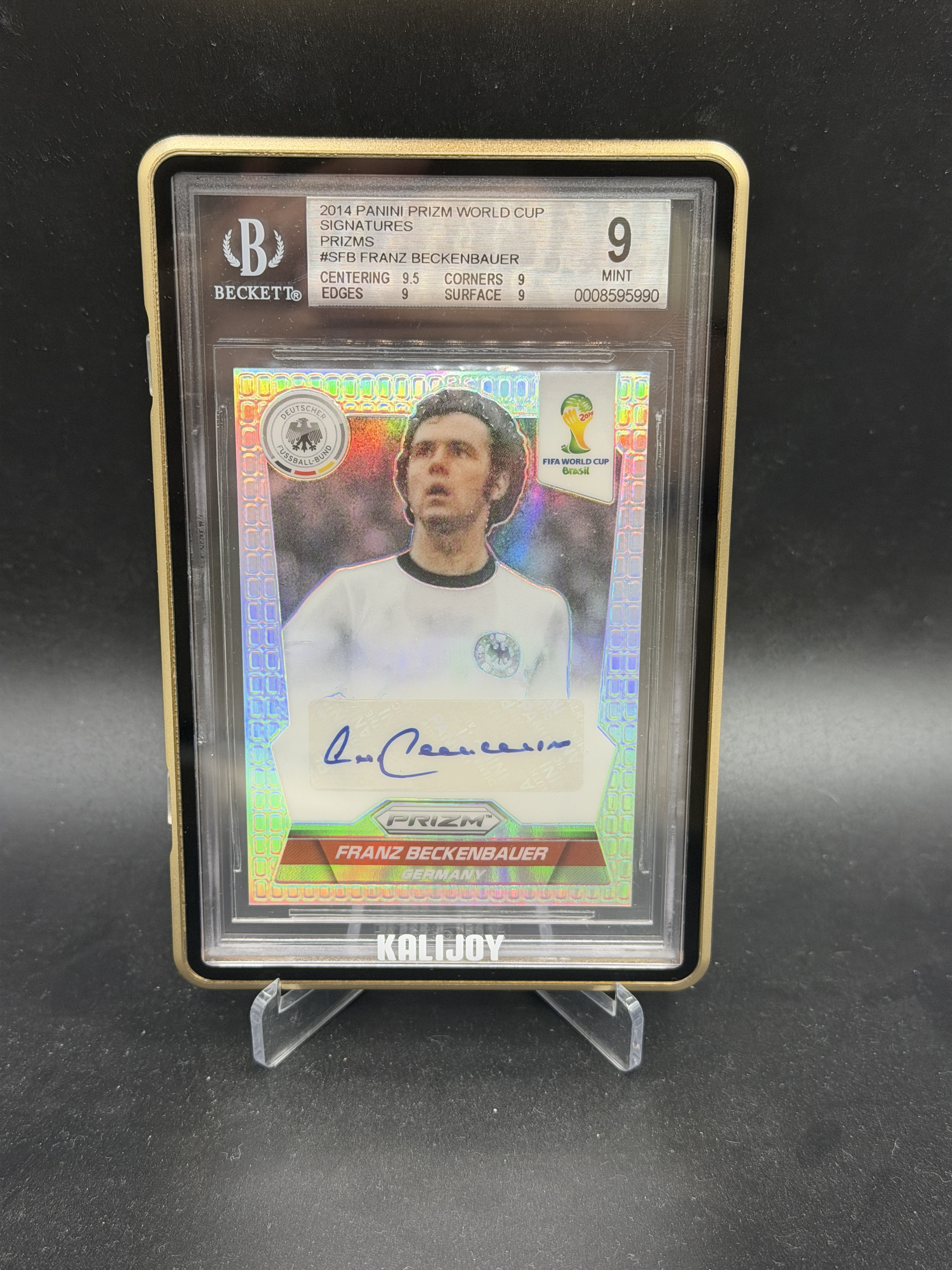 2014 Panini World Cup Prizm Franz Beckenbauer 贝肯鲍尔18/25编14 