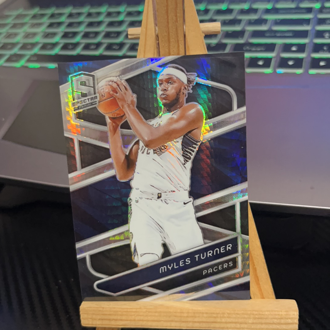 2023-24 Panini Spectra Myles Turner 迈尔斯 特纳 步行者 折射 光谱 卡品如图 凑图必备 值得收藏