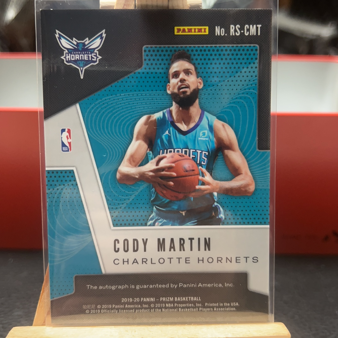 【SY代卖sy0150-可累积-瑕疵看图】2019-20 panini prizm cody martin 黄蜂 科迪 马丁 签字