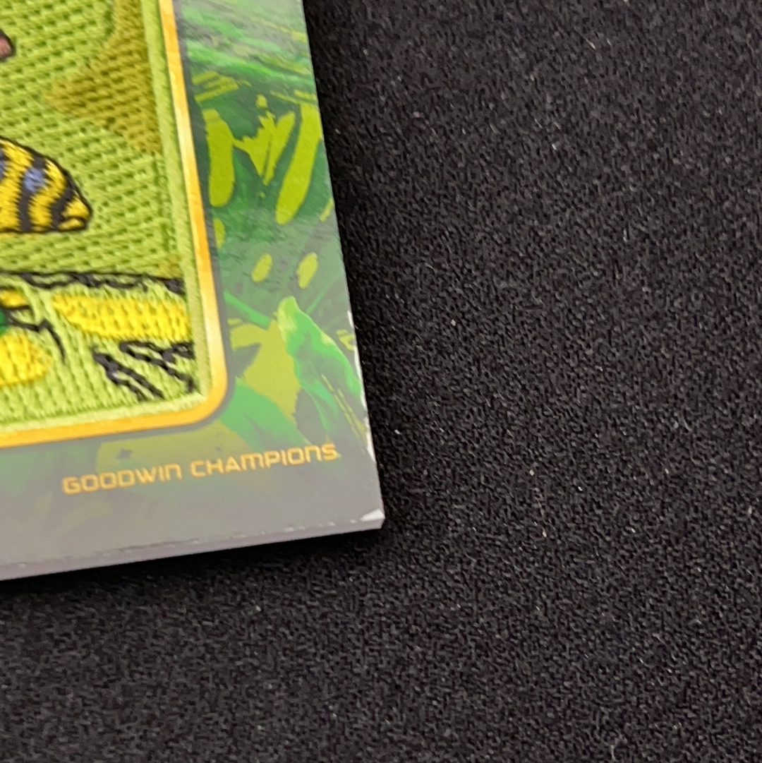 2022 Upper Deck 古德温 Paper Wasps 【小V代拍】Paper Wasps 刺绣 物料 卡品瑕疵见图3 4 5 不保卡品 卡品如图【咬人猫】z