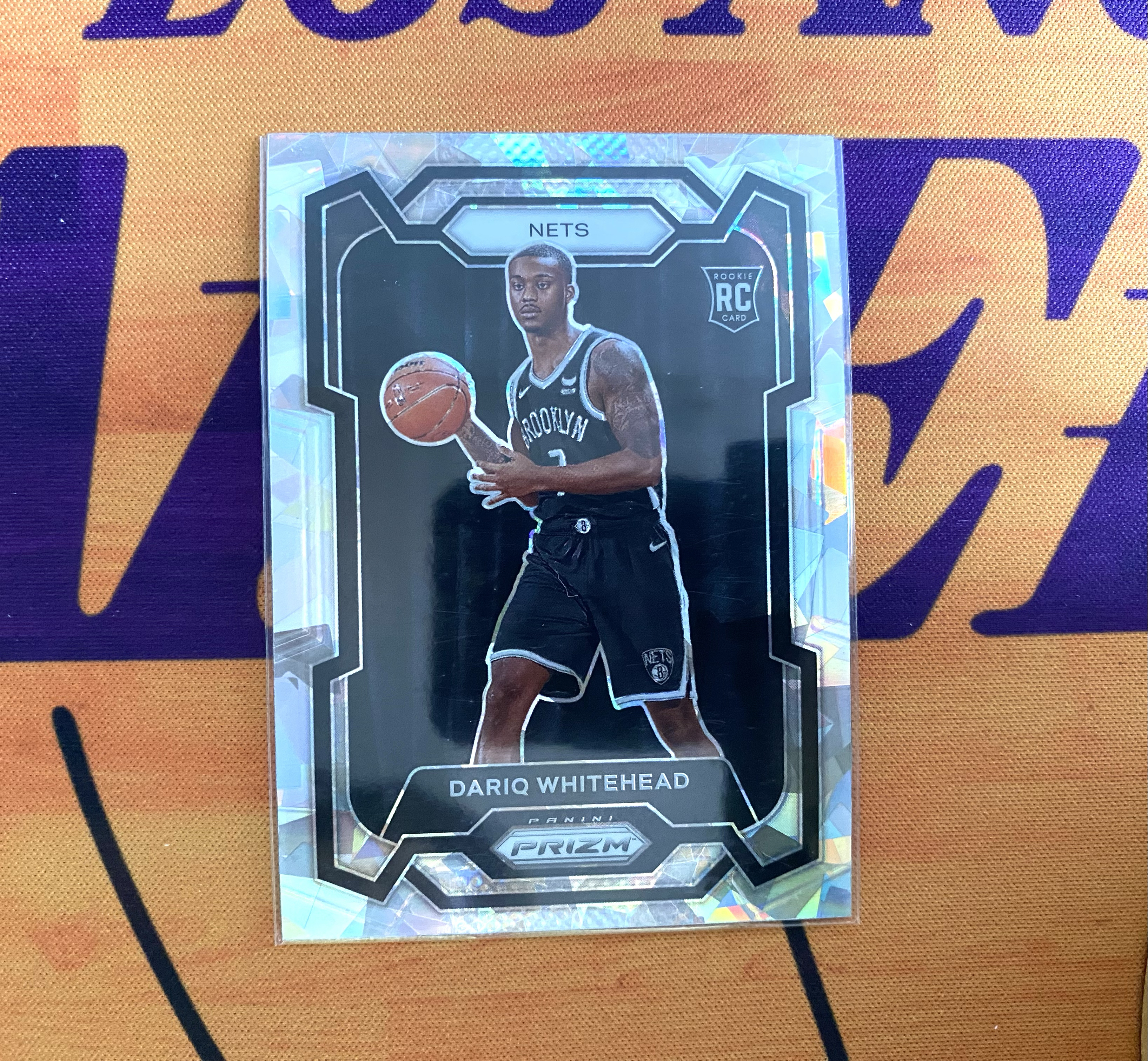 2023-24 Panini Prizm Dariq Whitehead RC 怀特黑德 新秀 碎冰折 篮网 热门球员 凑套 专收必备 卡品如图 收藏佳品 有问题拍前私聊 拍后询问默认不处理