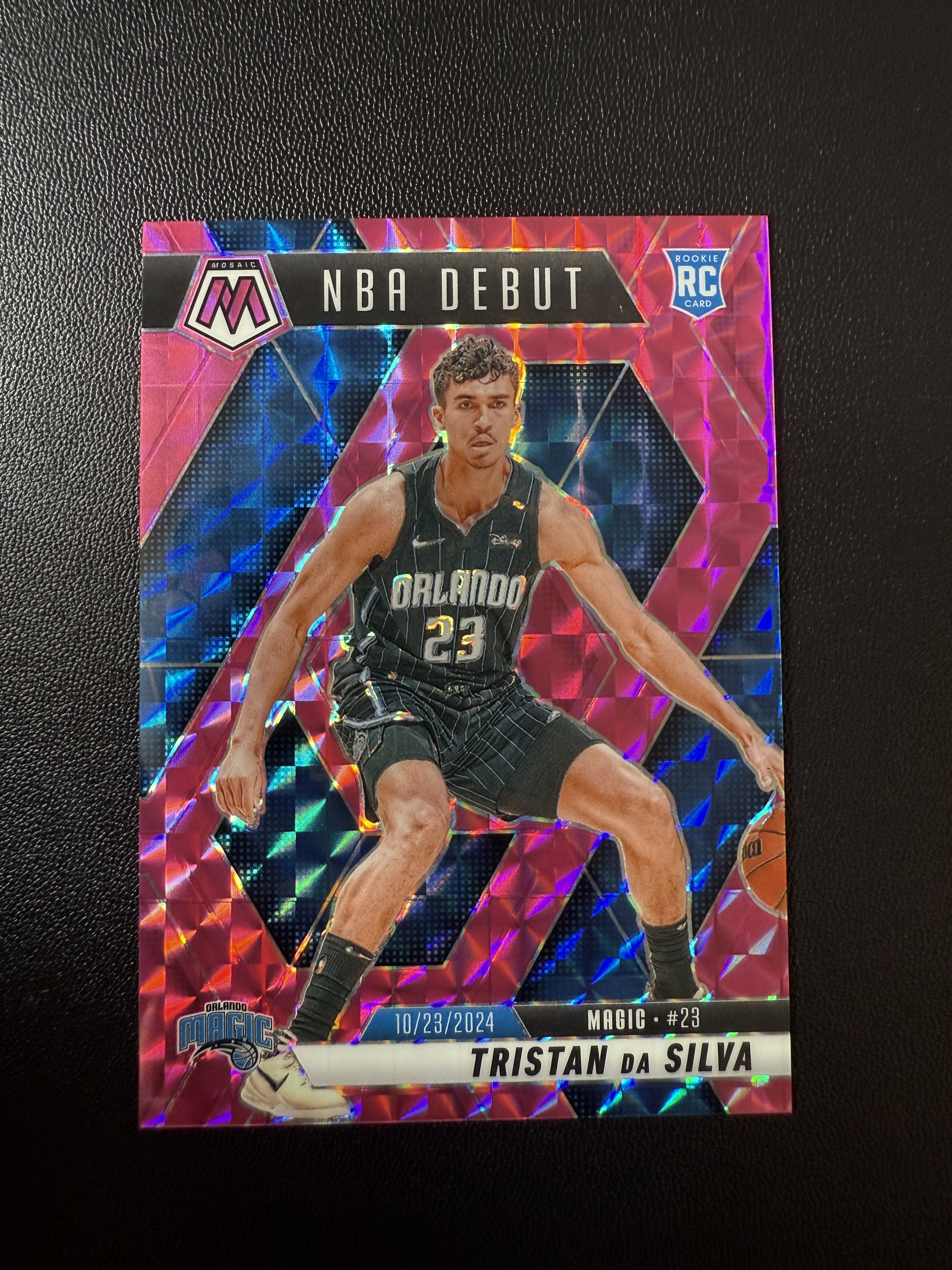 2024-25 Panini Mosaic Tristan da Silva RC 特里斯坦达席尔瓦 新秀 马赛克 2/175编 粉折 折射 魔术