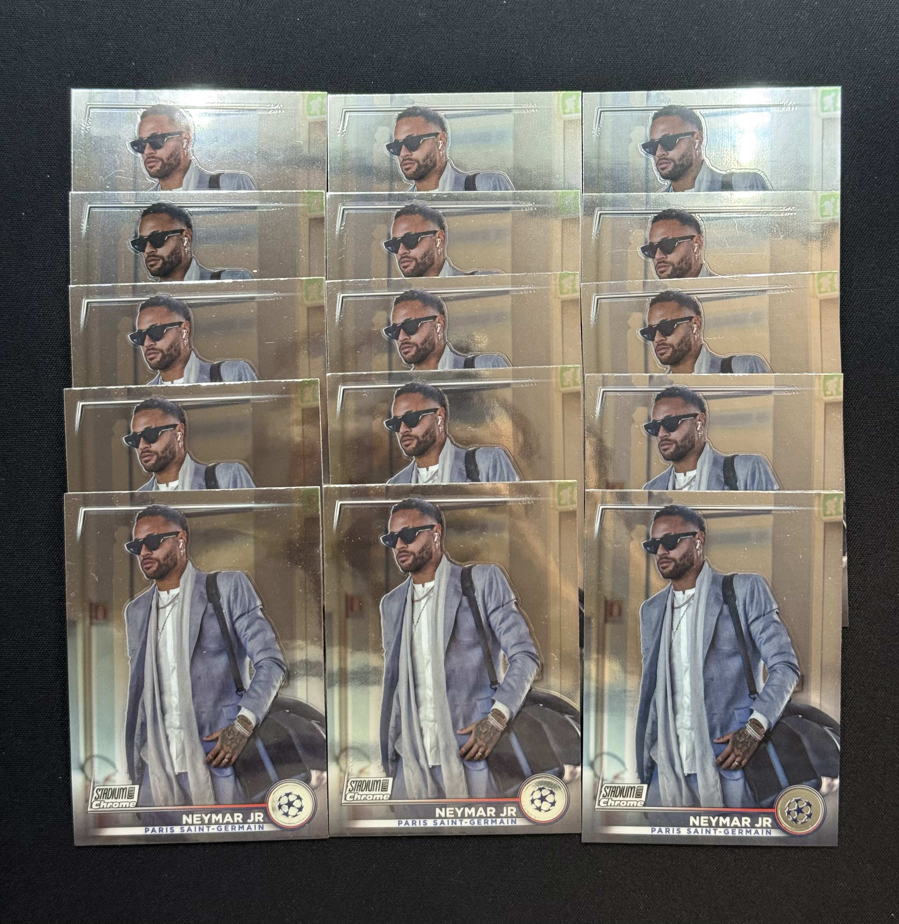 2022-23 Topps Stadium Club Neymar Jr 【小贝代拍】欧冠 竞技场 巴西 大巴黎 内马尔 base 不保卡品 拍前看描述 XNP