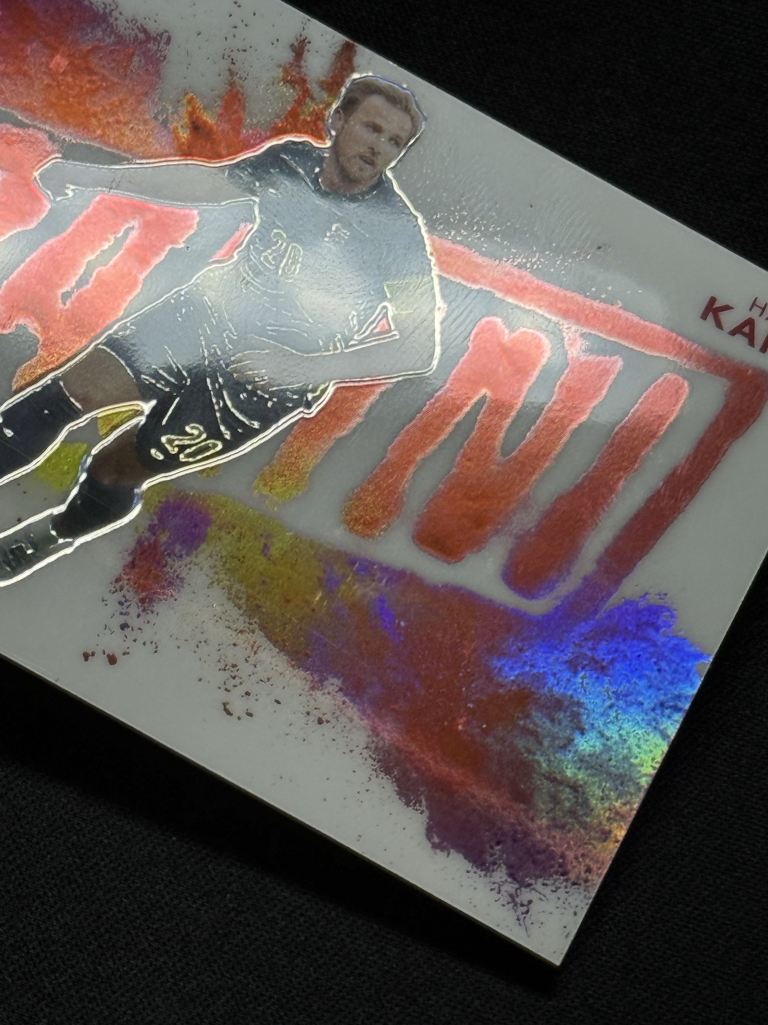 2024 Panini The National Harry Kane 【小贝代拍】国展包 展会包 英格兰 哈里 凯恩 16/44编 泼墨 大比例 SSP 瑕疵如图 拍前看描述 H 安西CW