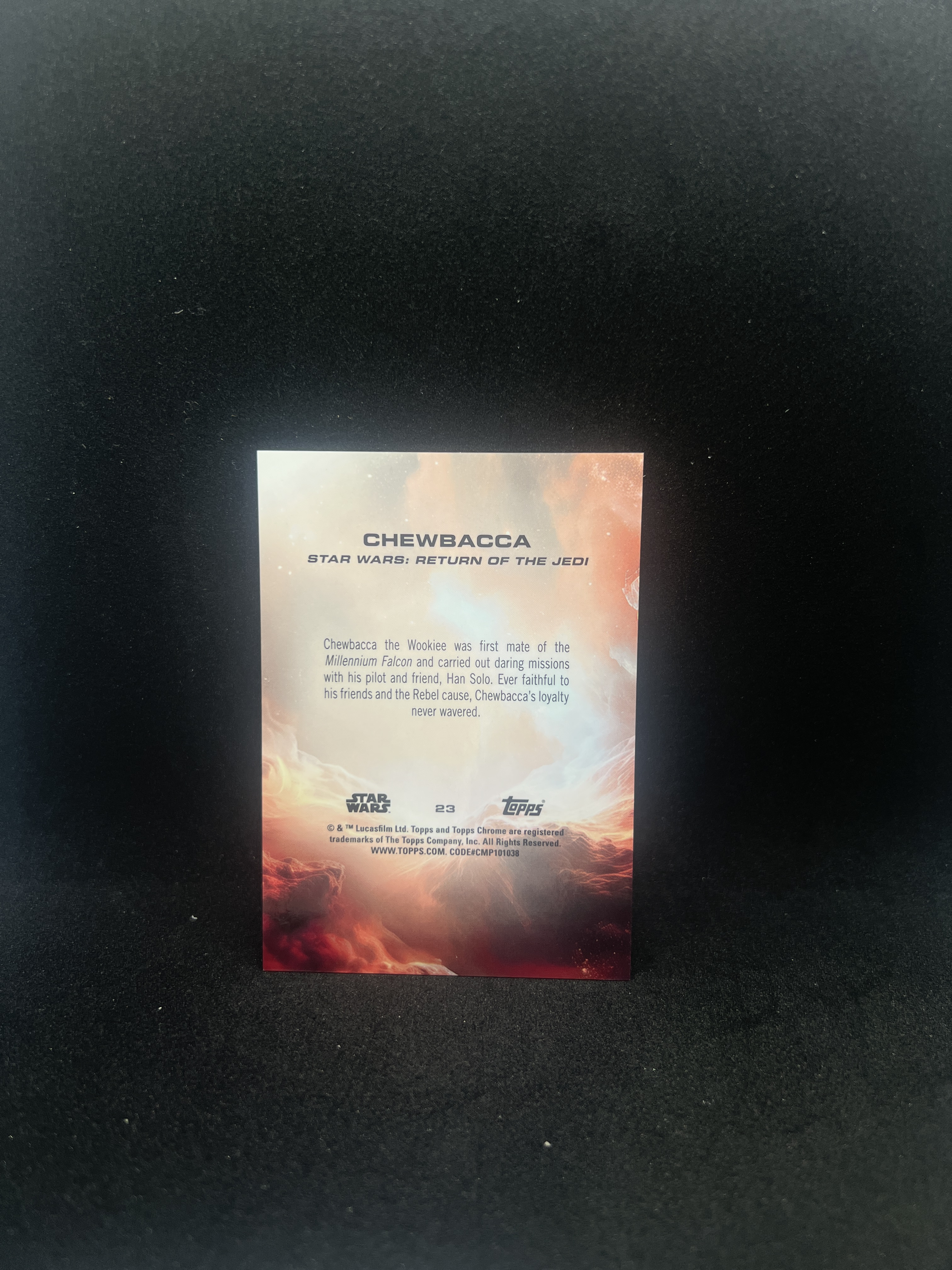 2025 Topps Star Wars chewbacca 【严选代拍】 星球大战 chrome 楚巴卡 50编 金碎点折 卡品如图 拍前看描述 nova