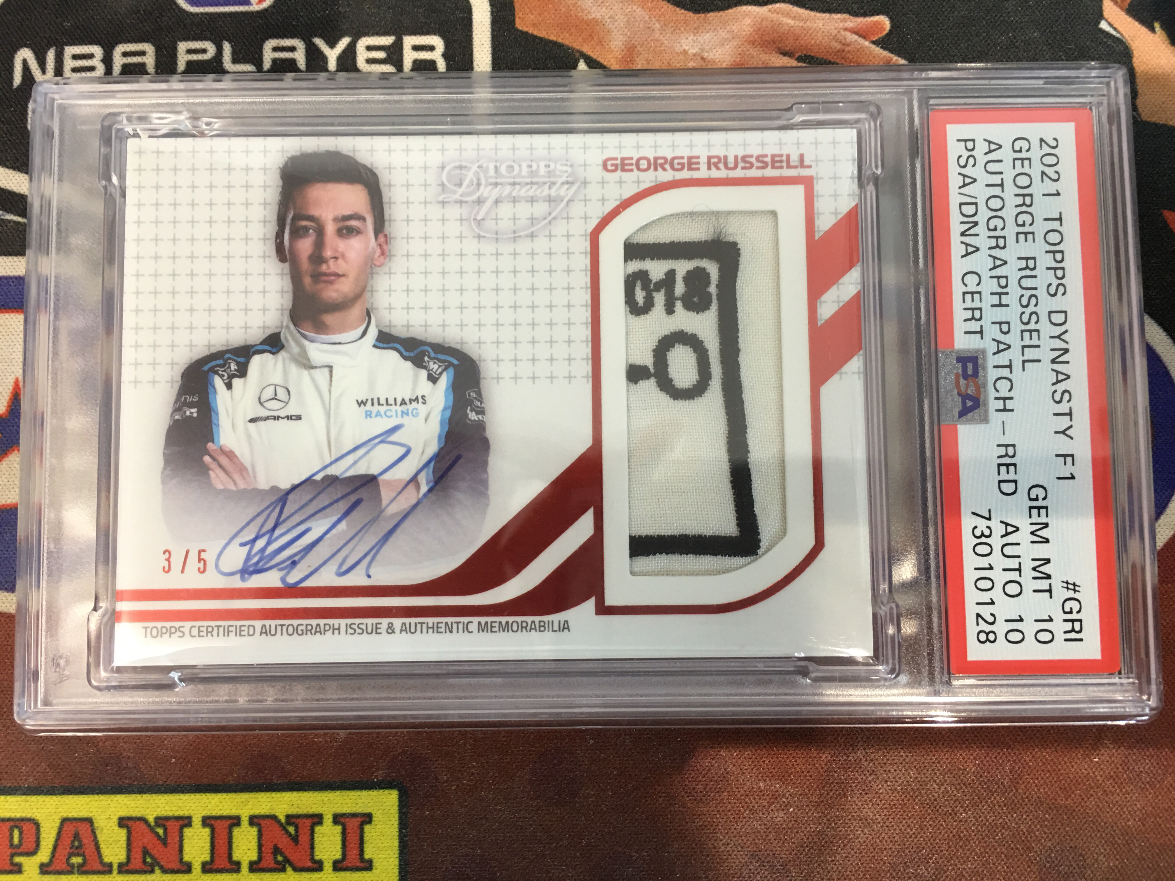 2021 Topps Dynasty George Russell 【Henry House】F1王朝 梅赛德斯奔驰 乔治 拉塞尔 3/5 ...