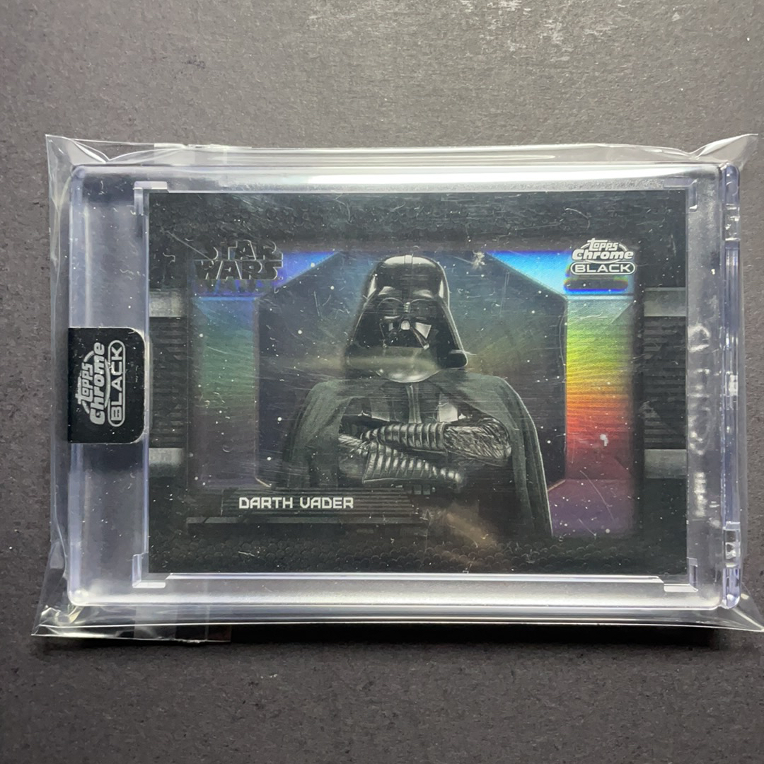 2025 Topps Star Wars 星球大战 达斯维达 大比例箱货 比例插放 黑暗深处沙盒特卡 DD-20 2024 Topps Chrome星战影视Black黑盒系列