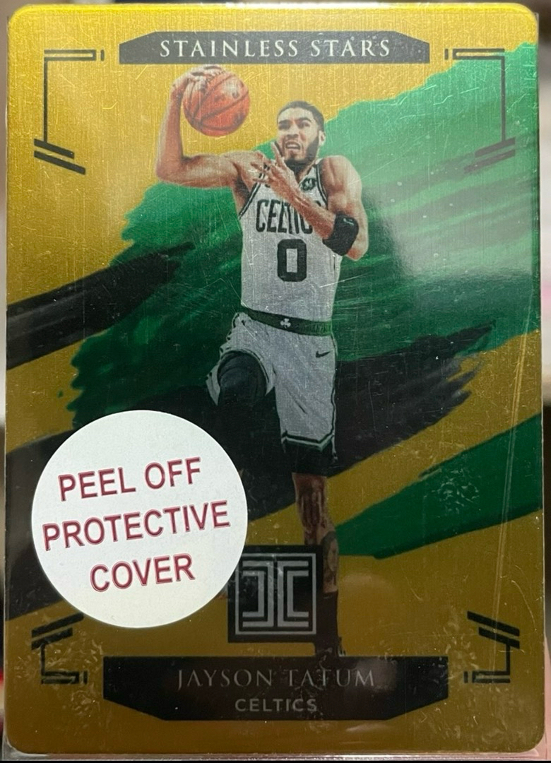 2020-21 Panini Impeccable Jayson Tatum 【️10张 塔图姆】稀有小真金铁板 科比传人真金白银eBay有价专收必备詹姆斯劲敌❤️‍乔丹欣赏 膜上微痕