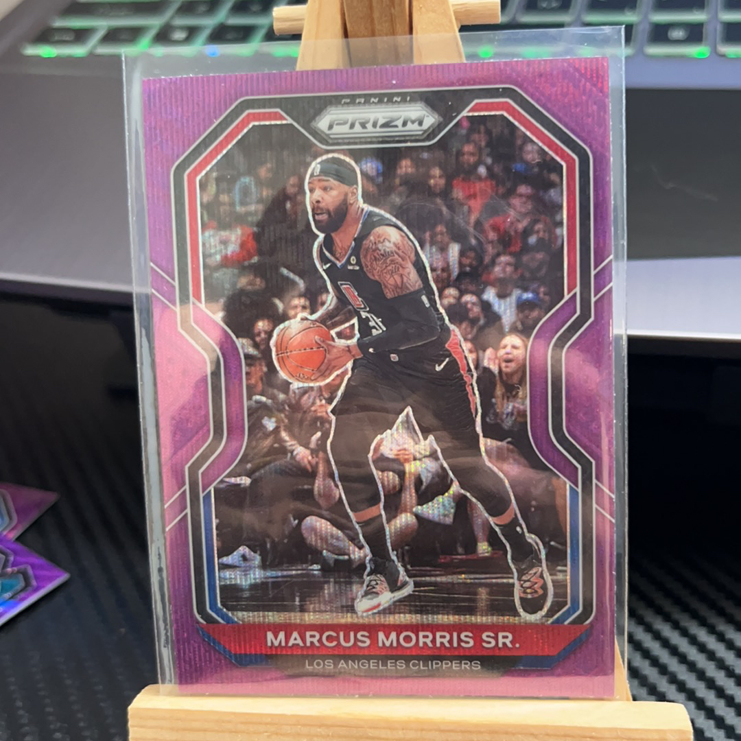 2020-21 Panini Prizm Marcus Morris 马库斯 莫里斯 快船 紫波纹 紫折 折射 prizm系列 pz 卡品如图 凑图必备 值得收藏! 免费代卖!
