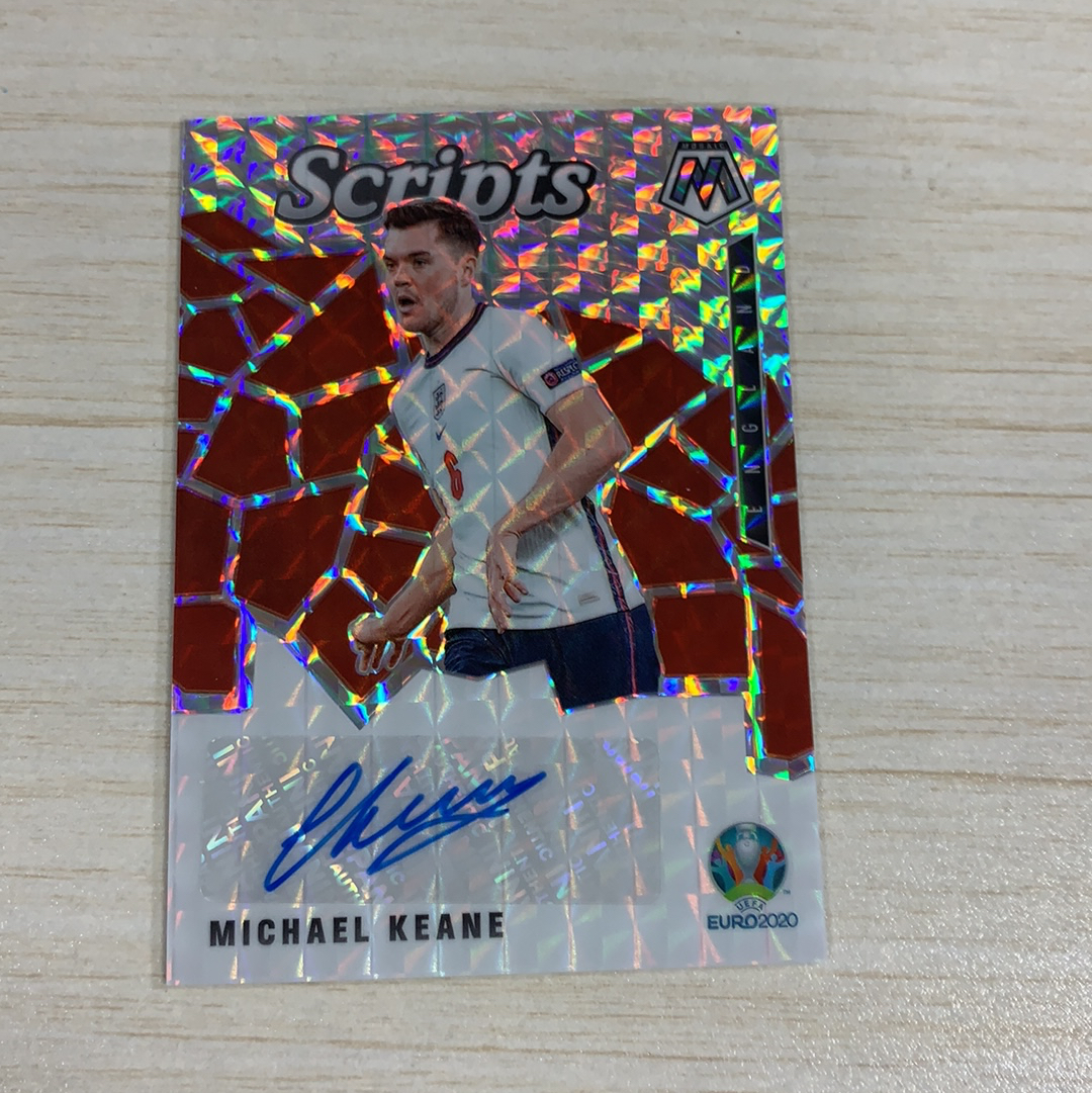 【小牛代拍】2021 Panini Mosaic Michael Keane 迈克尔 基恩 欧洲杯 马赛克 英格兰 Scripts特卡 马赛克折 签字 卡品如图 收藏必备(一哥)