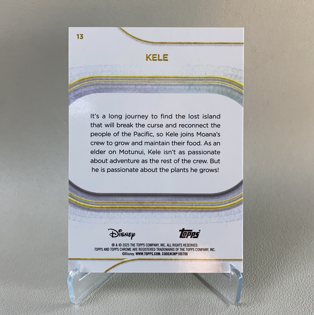 【弈卡代拍】2025 Topps Disney chrome 迪士尼 TC 特卡 青折 折射 海洋奇缘 凯莱 KELE 31/299编 品相如图 凑套必备 LZC