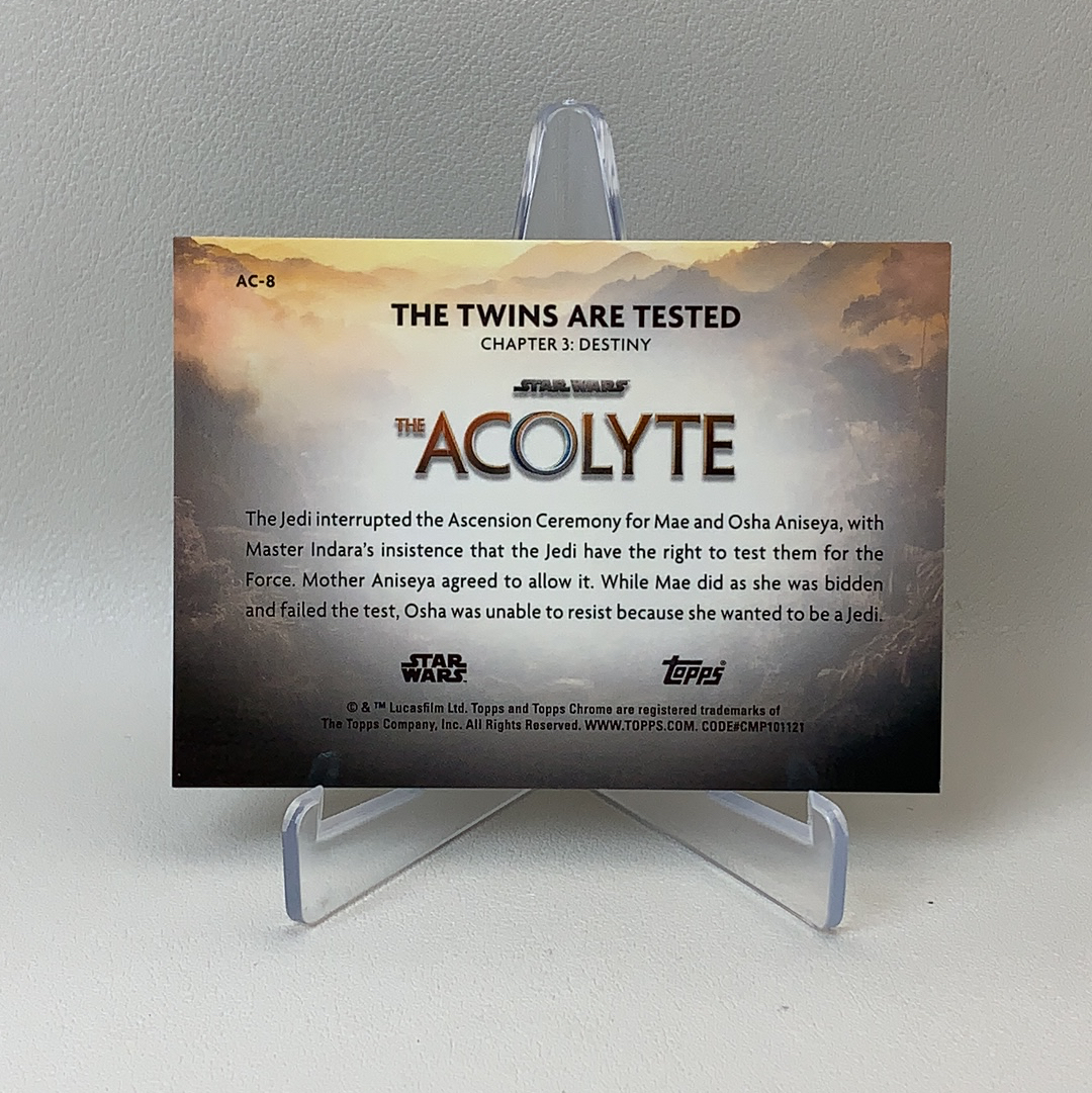 【弈卡代拍】 2025 Topps Star Wars 星球大战 Chrome 金平行 金折 剧情特卡 双胞胎接受考验 76/99编 品相如图 凑套必备 Mito