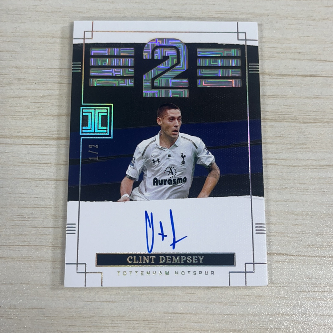 【小牛代拍】2021-22 Panini Impeccable Clint Dempsey 小真金 英超 热刺 富勒姆 美国 邓普西 1/2编 签字 卡签 签字 完美签 全能中场 美国队长 (一哥)